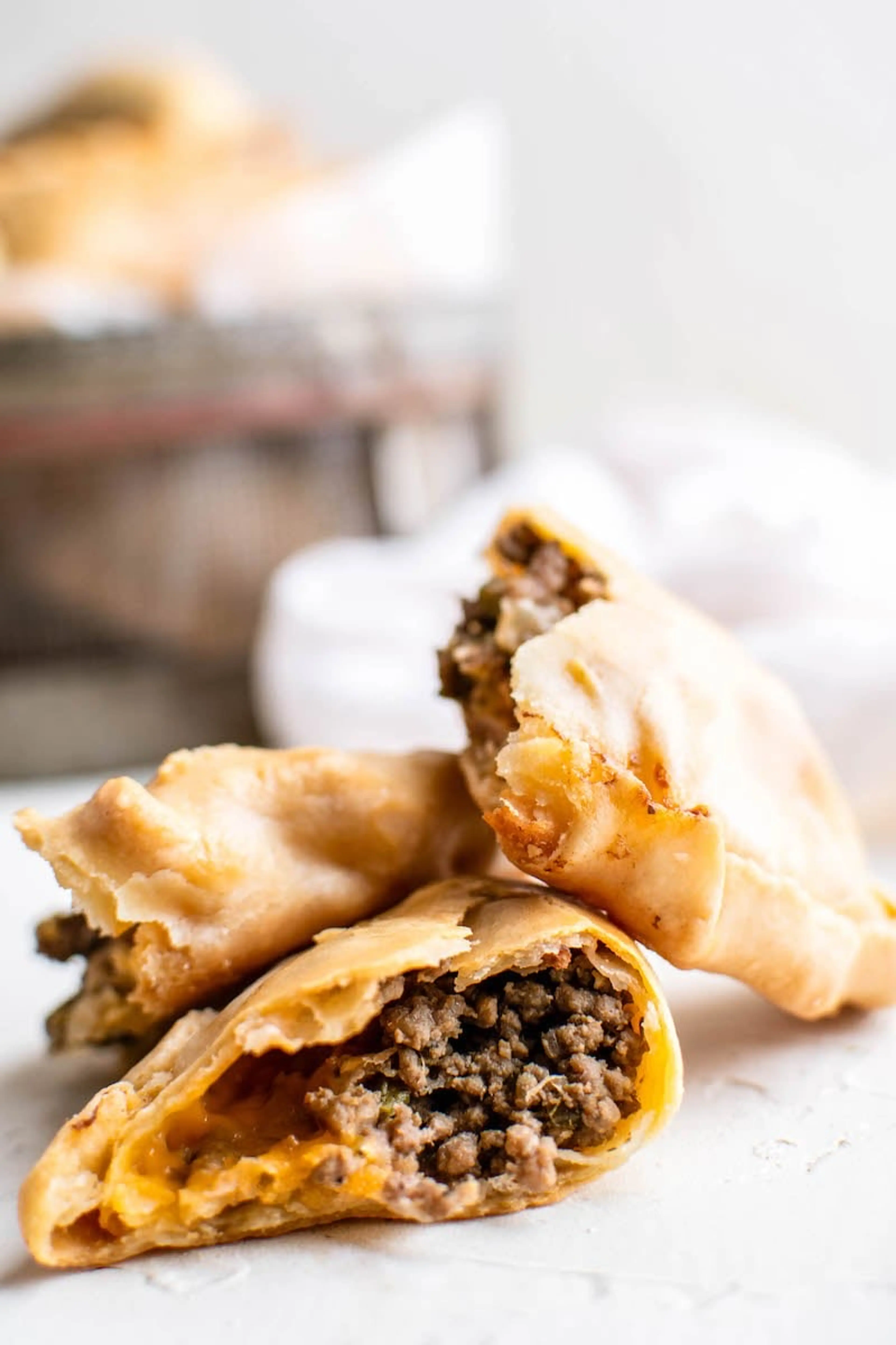 Cheesy Beef Empanadas
