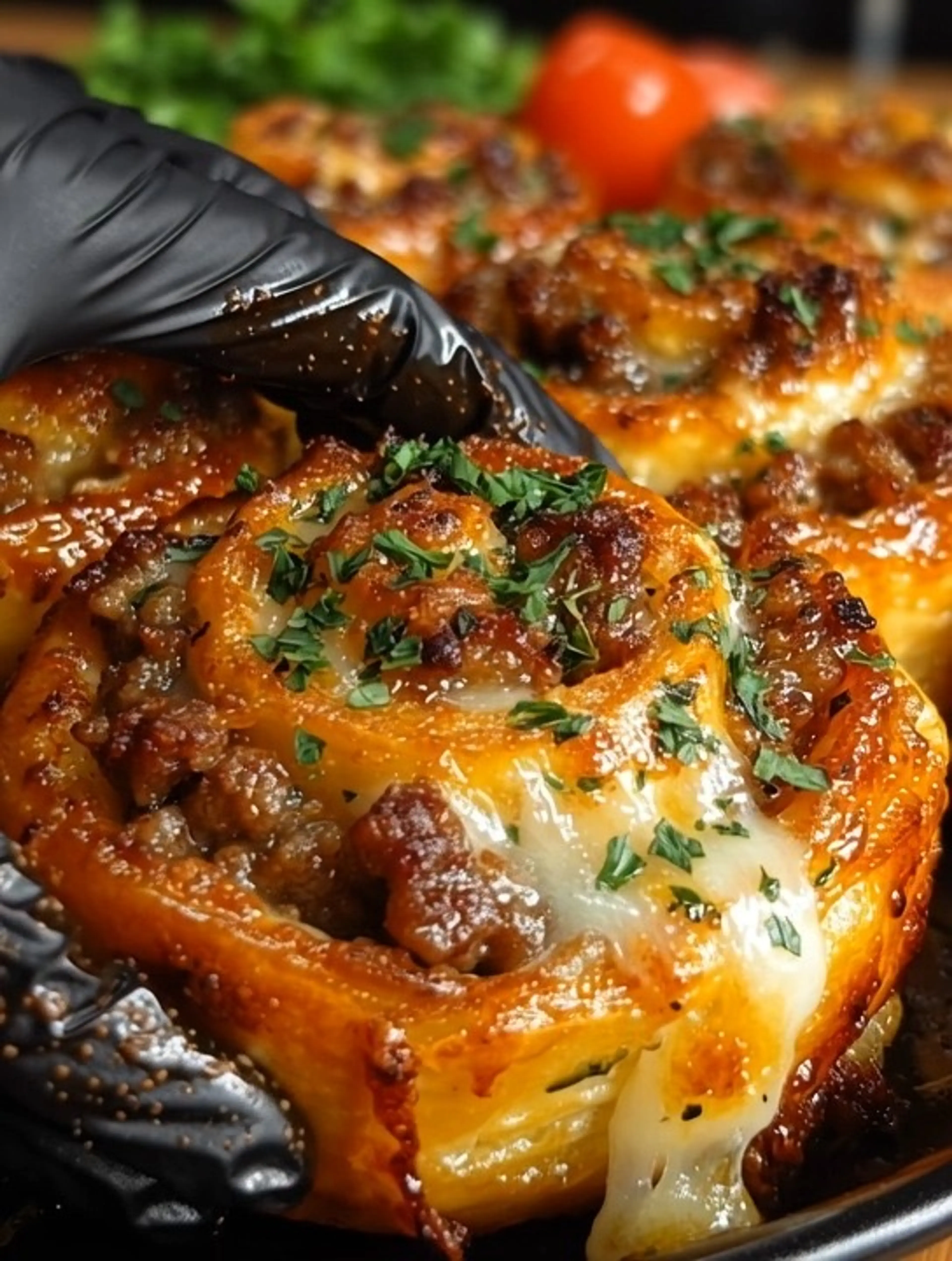 Garlic Butter Cheeseburger Rollups