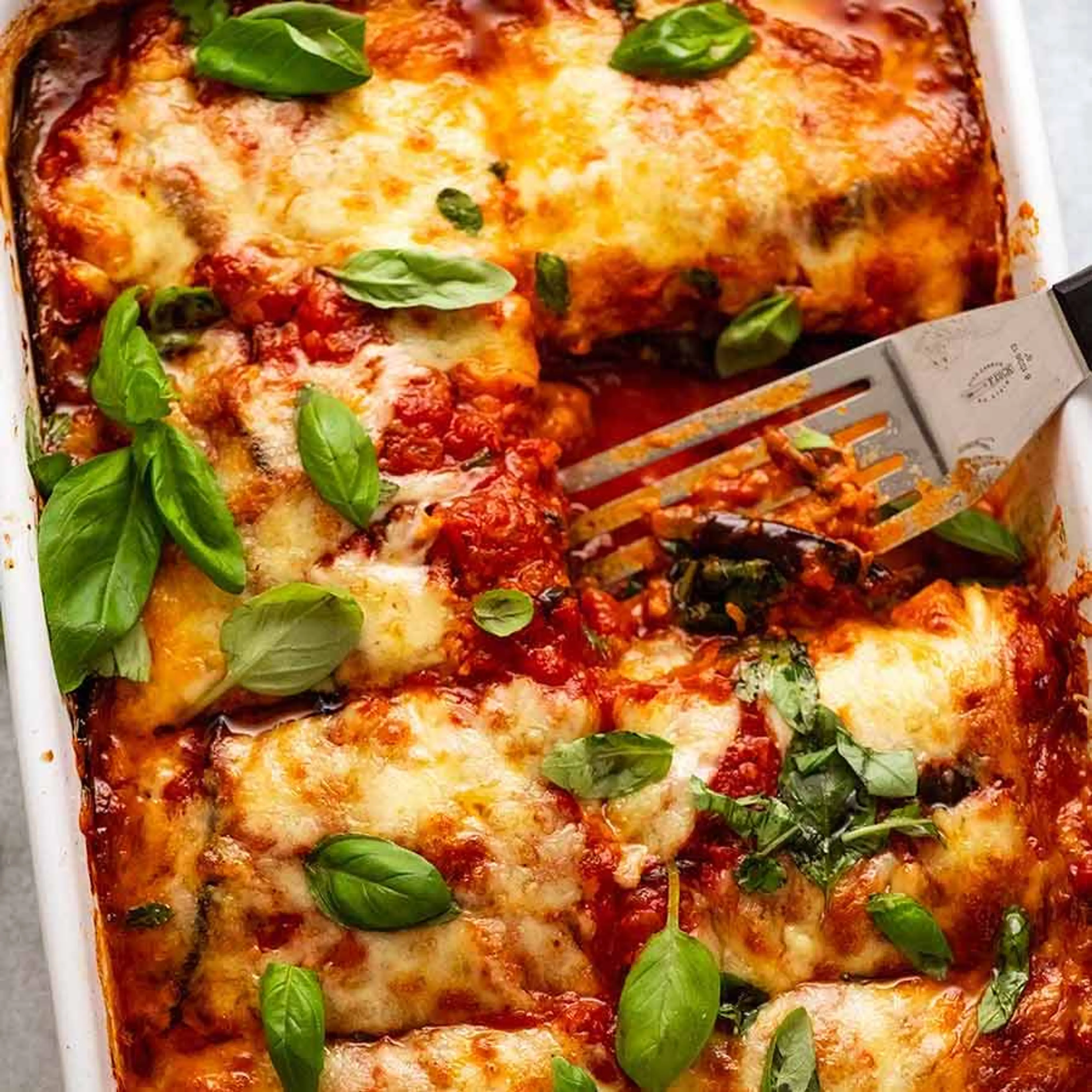 Eggplant Parmigiana (Parmigiana di Melanzane)