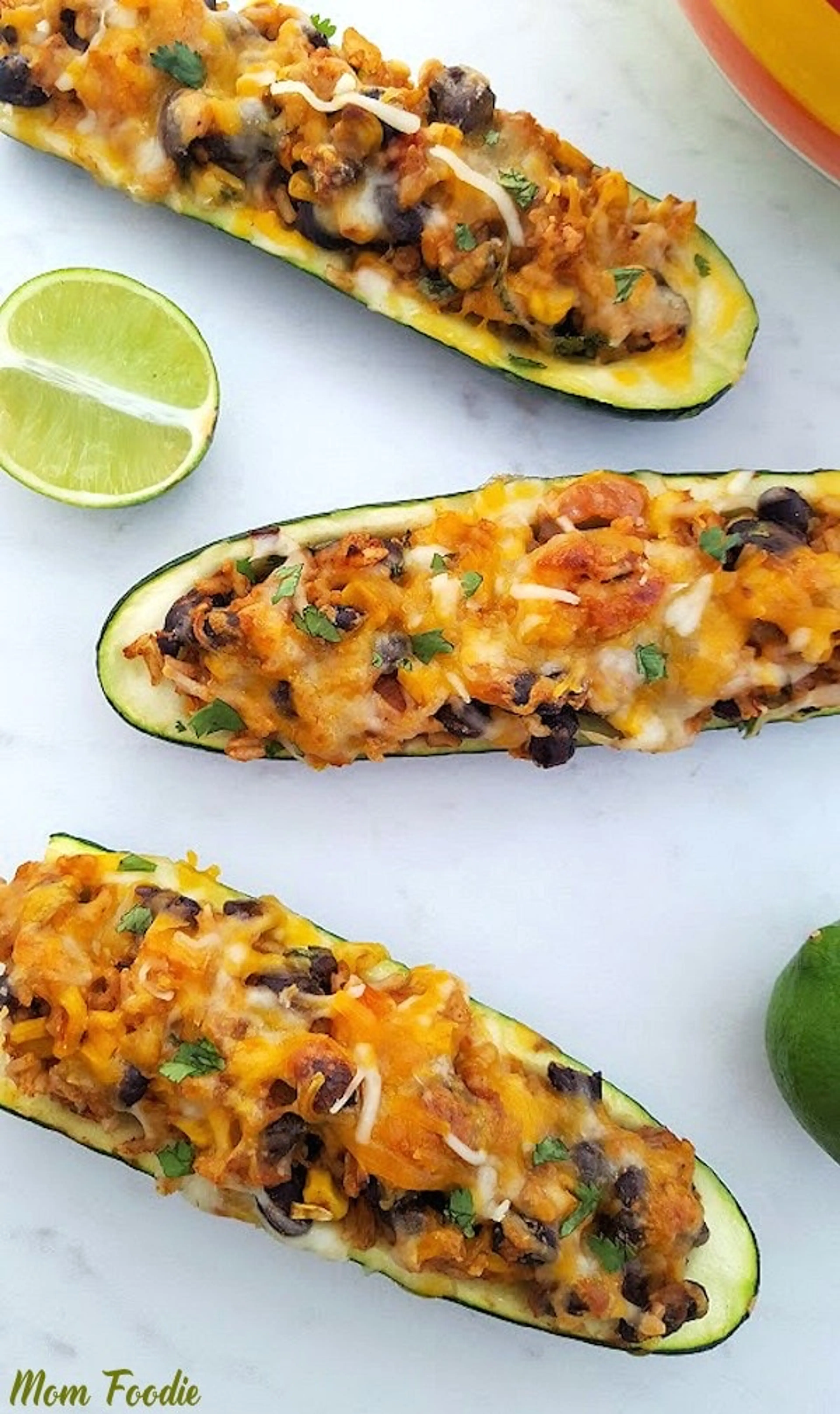 Vegetarian Stuffed Zucchini Boats