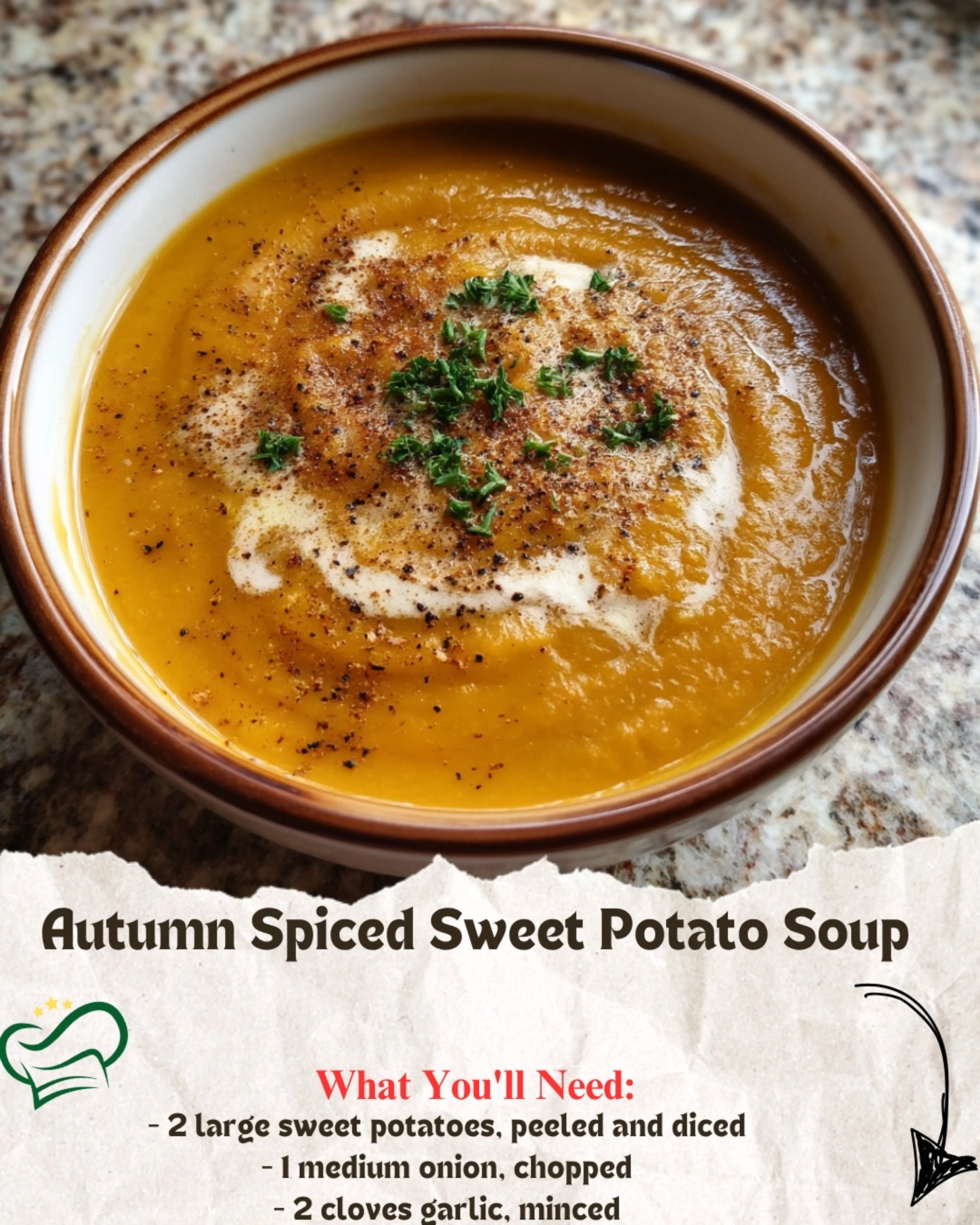 Autumn Spiced Sweet Potato Soup