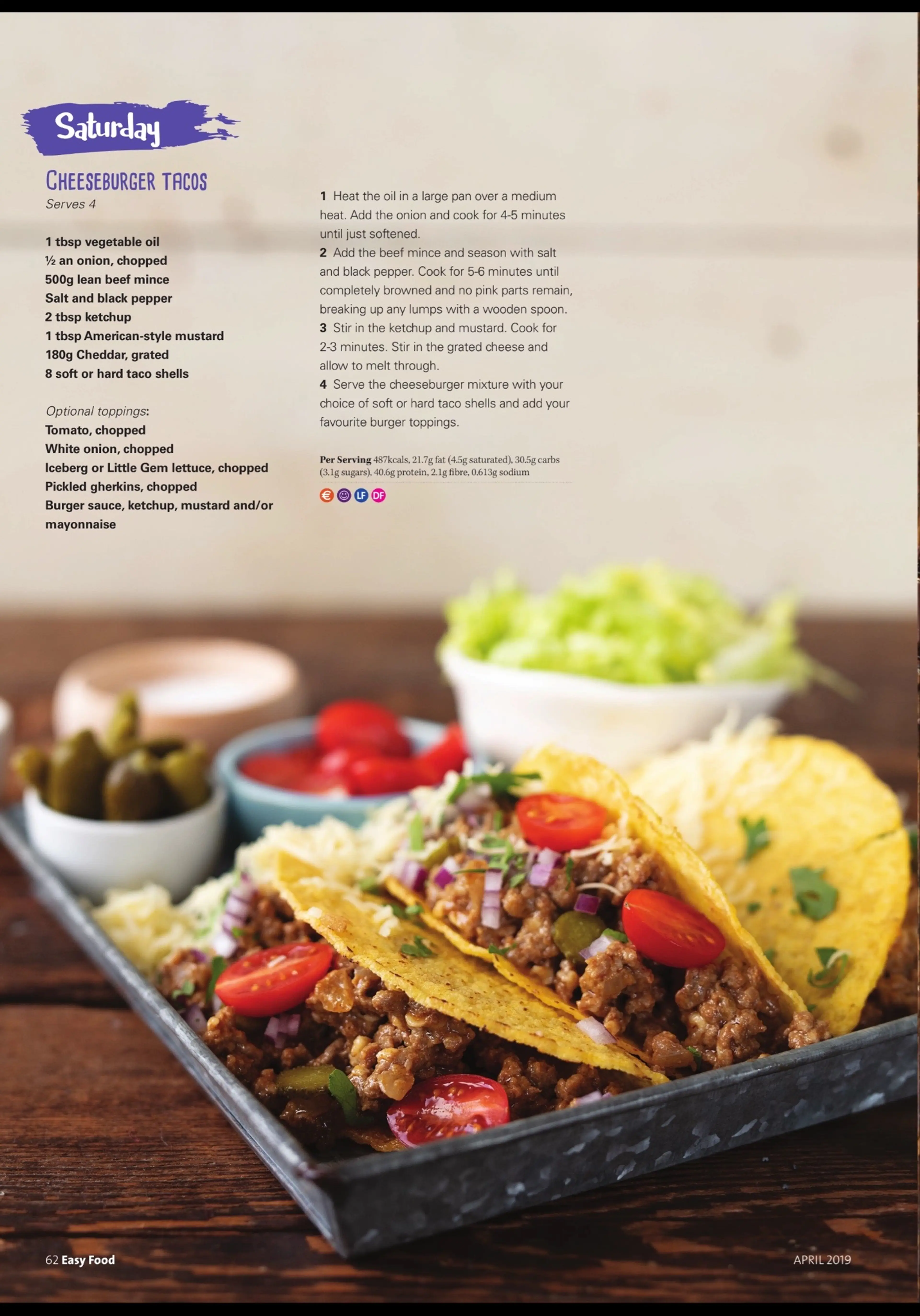 CHEESEBURGER TACOS