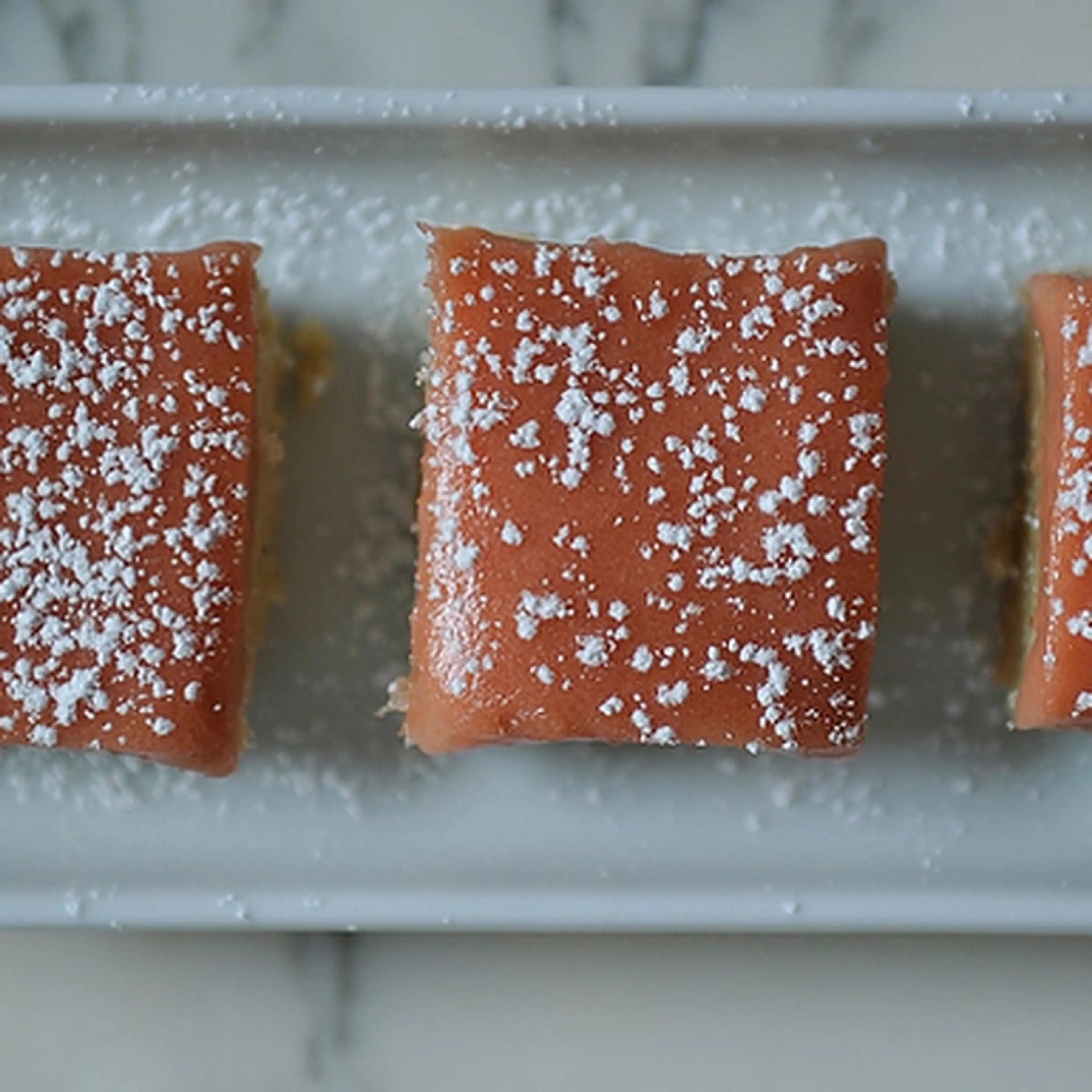 Rhubarb Curd Shortbread