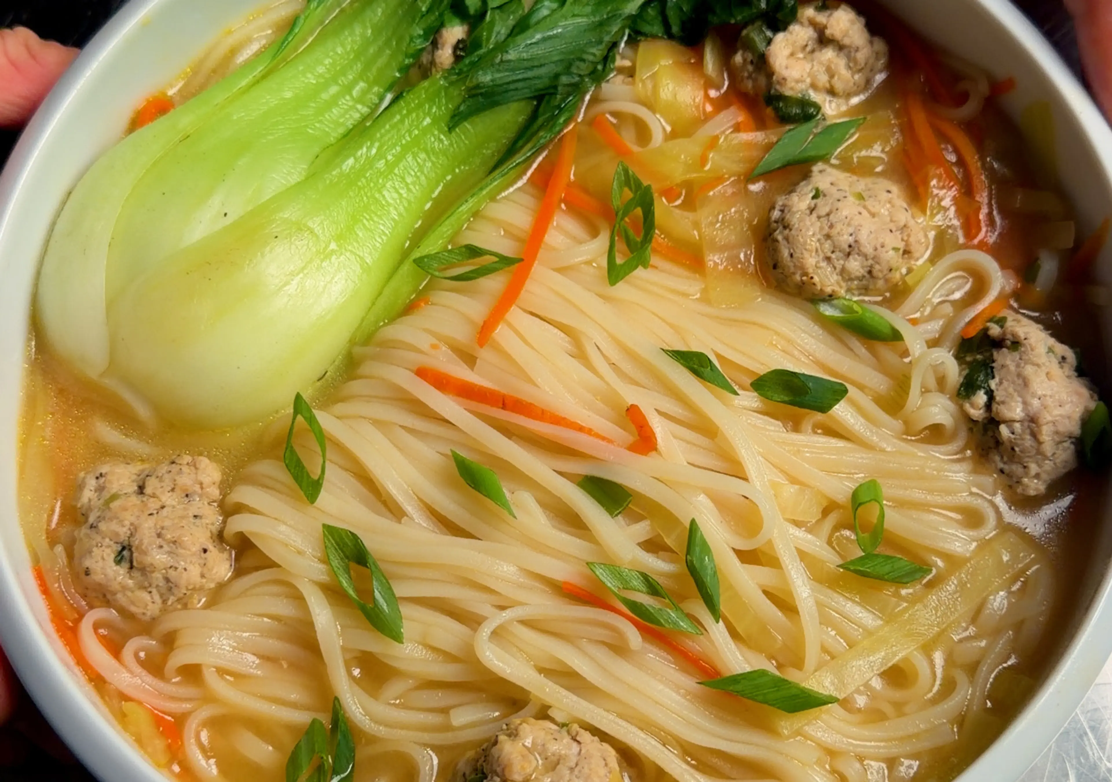 Lazy Dumpling Noodle Soup