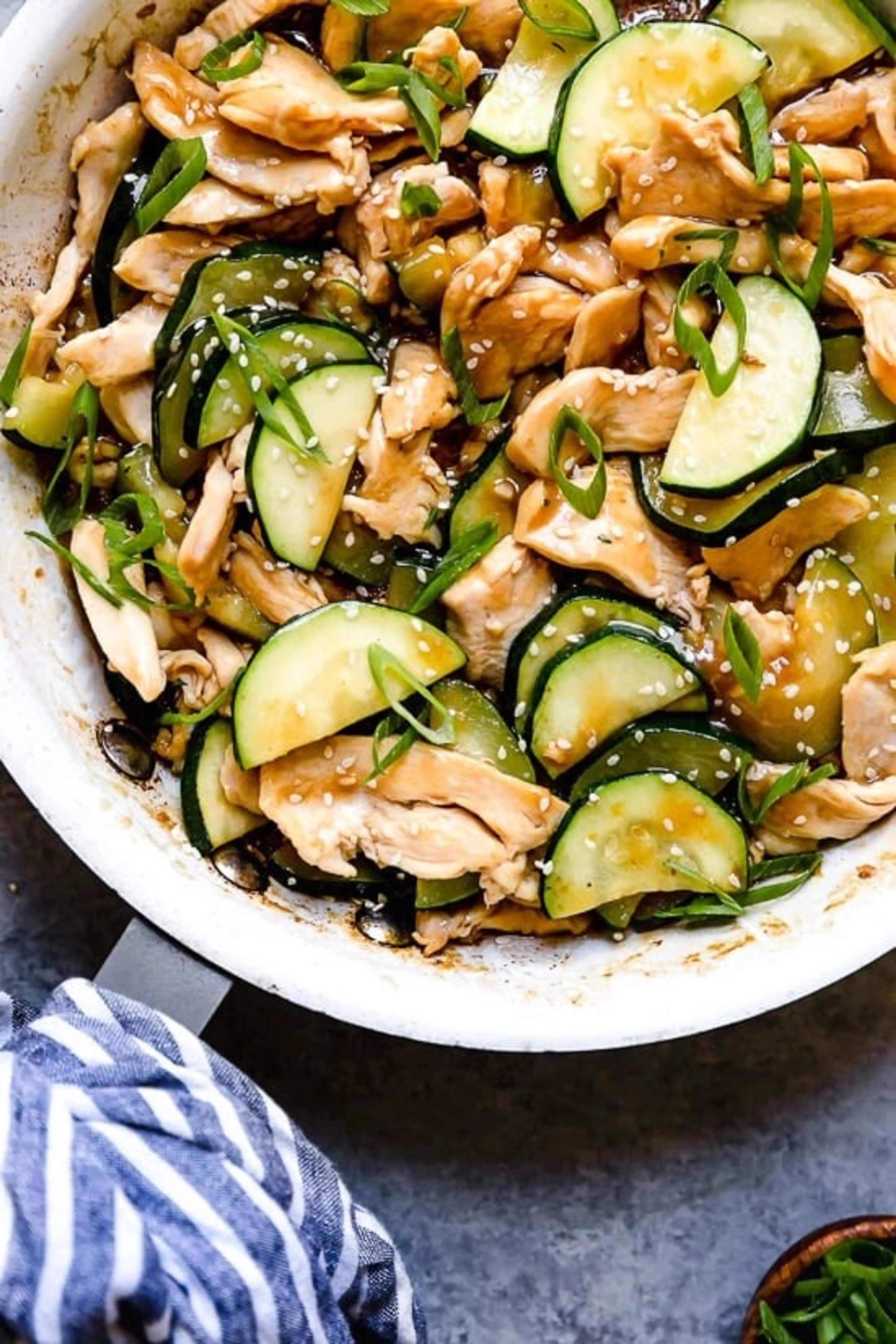 Chicken Zucchini Stir Fry