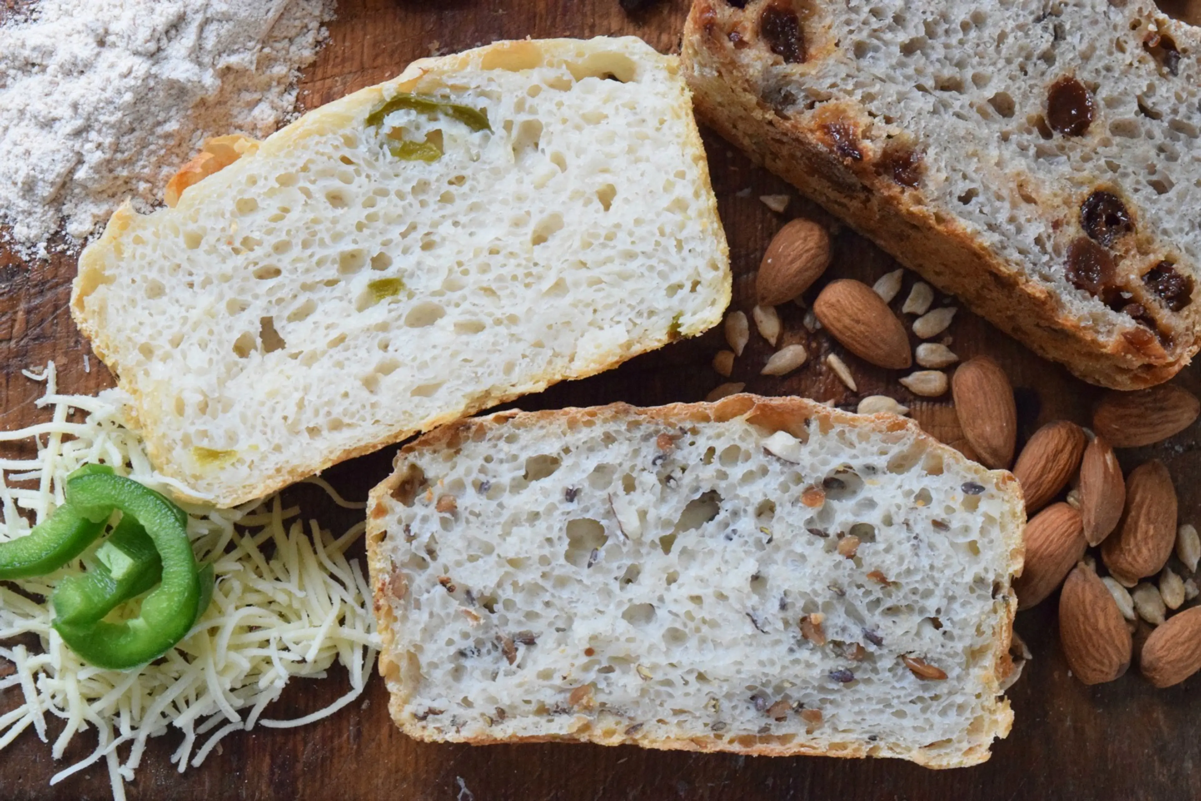 Homemade Artisan Bread- The Easiest recipe Six different way