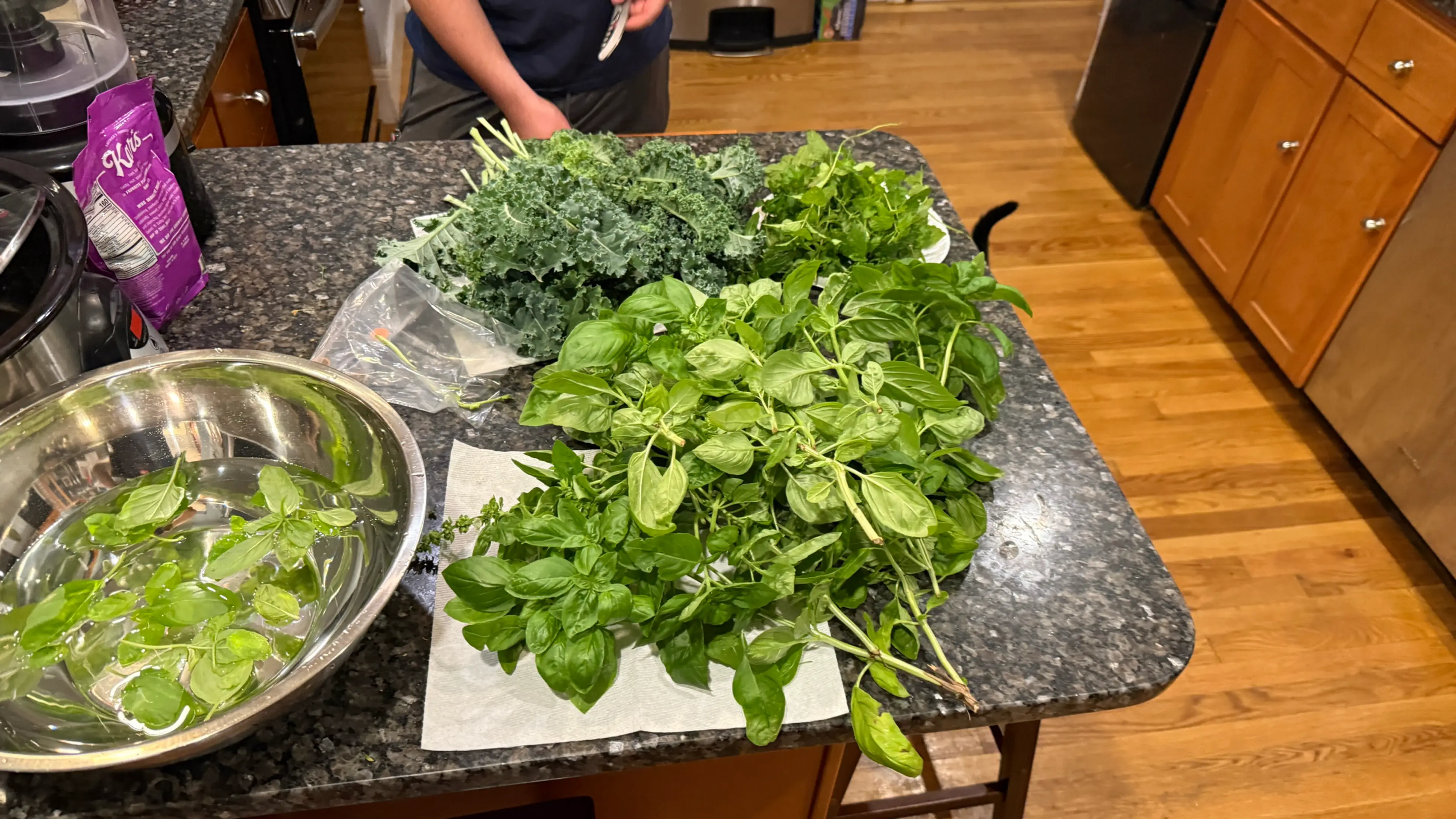 Kale Basil Pistachio Pesto