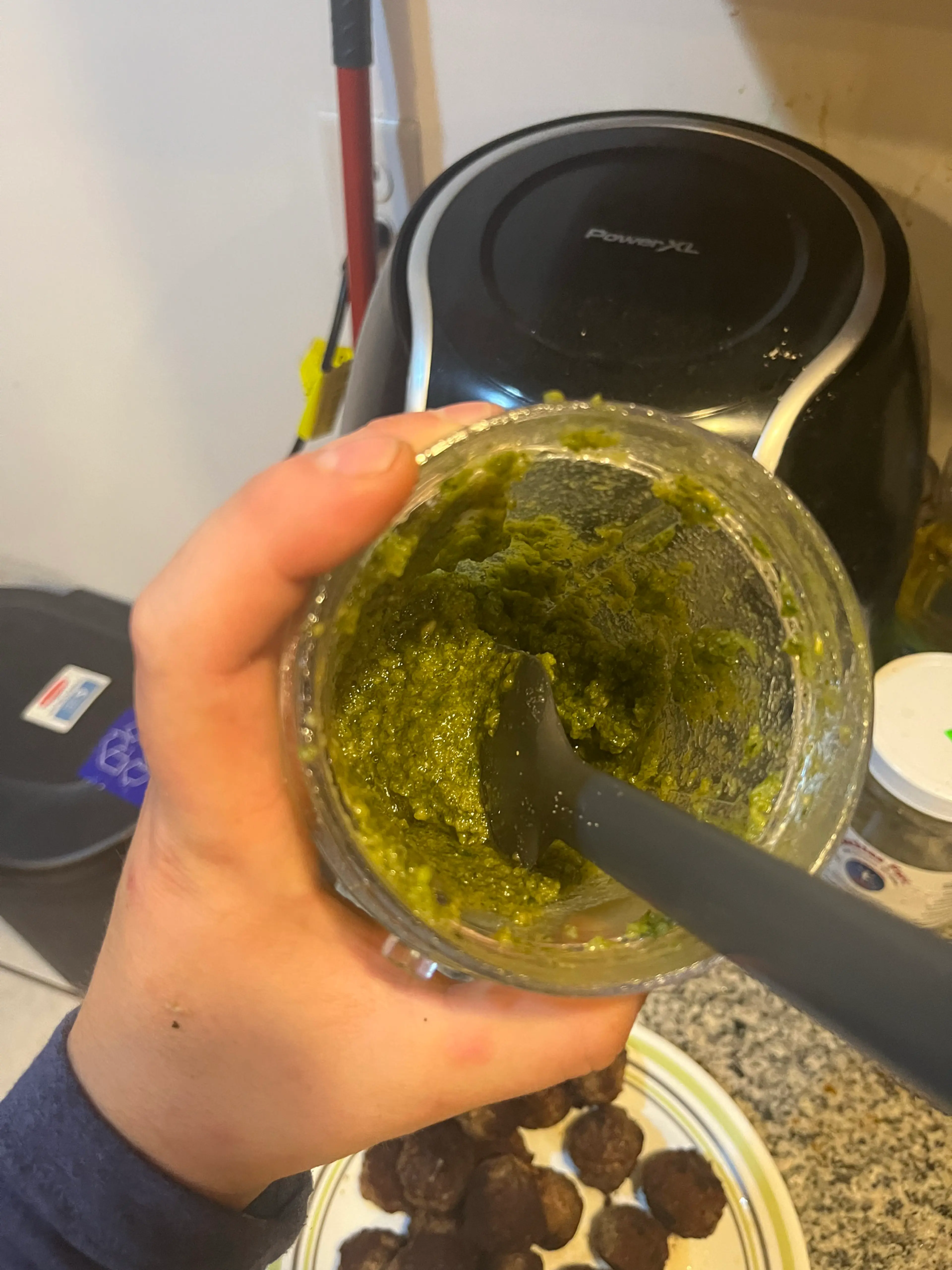 Kale Basil Pistachio Pesto
