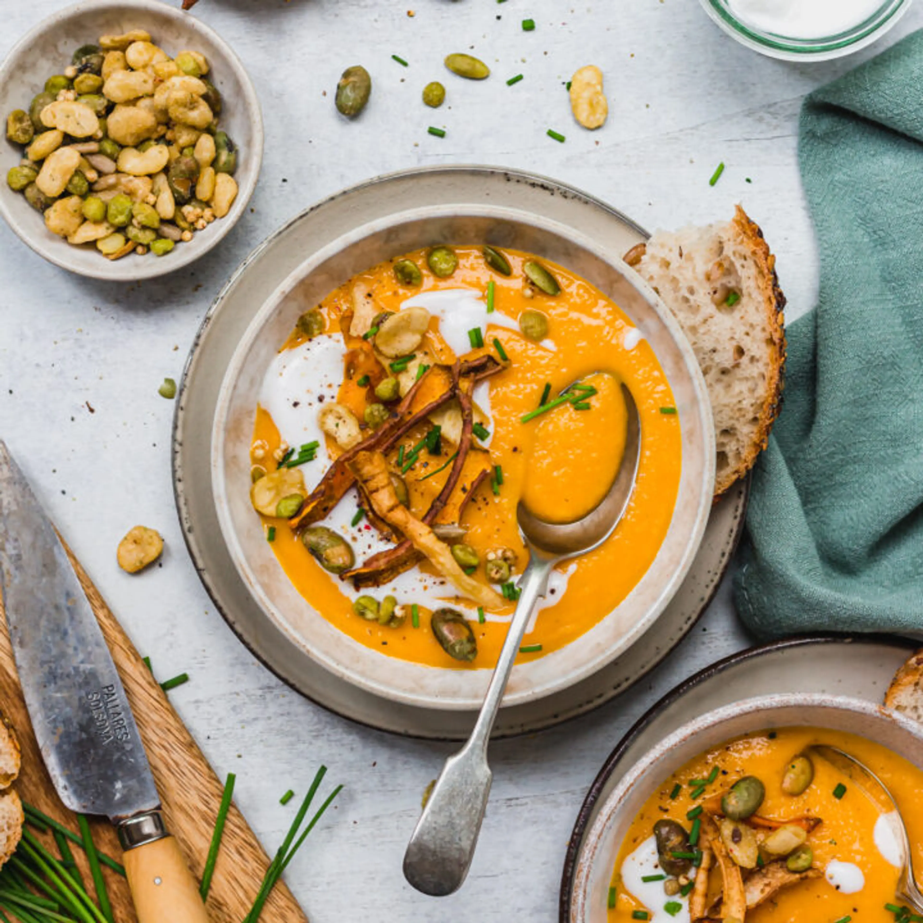 Roasted Root Vegetable Soup