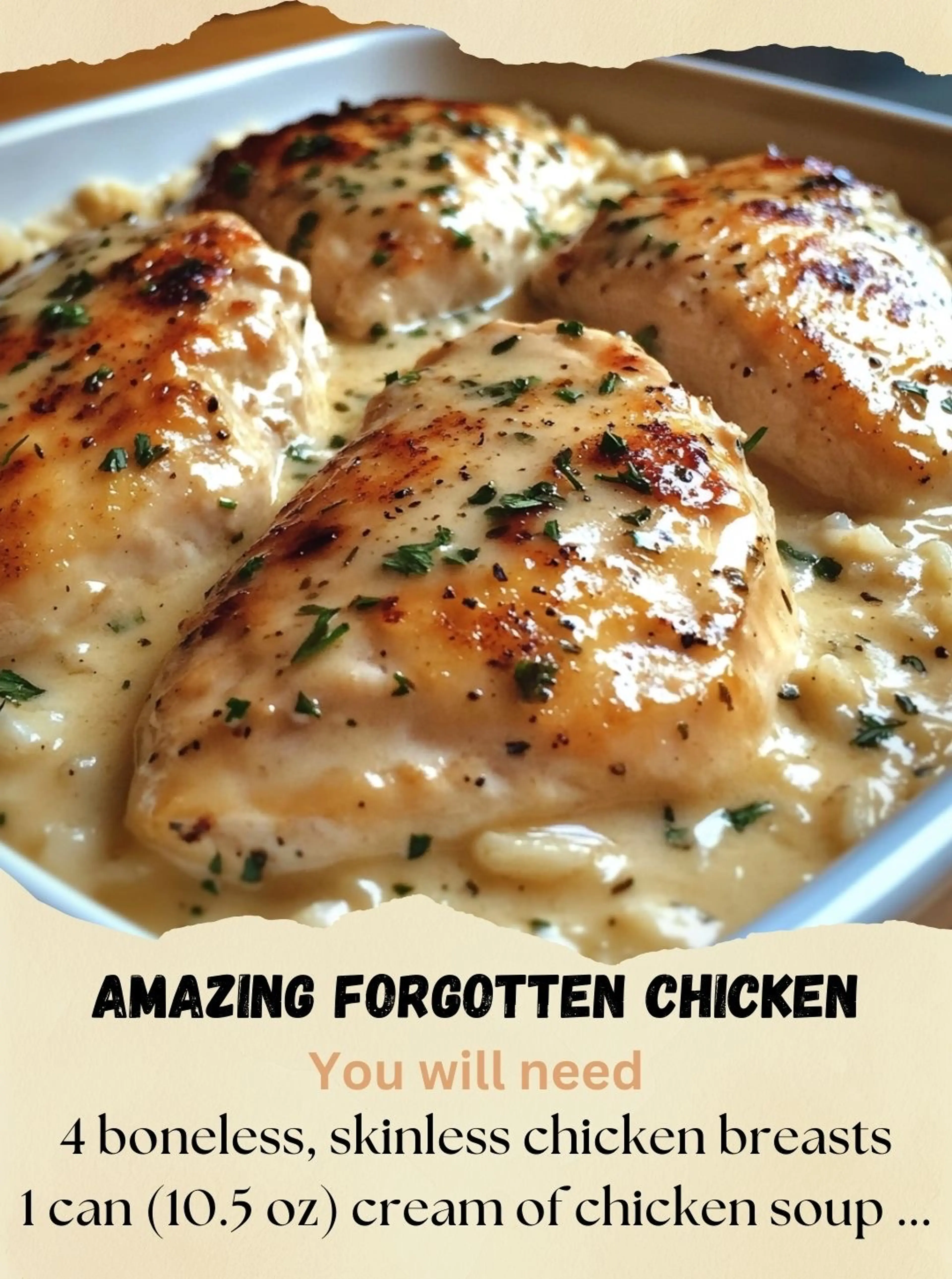 Amazing Forgotten Chicken