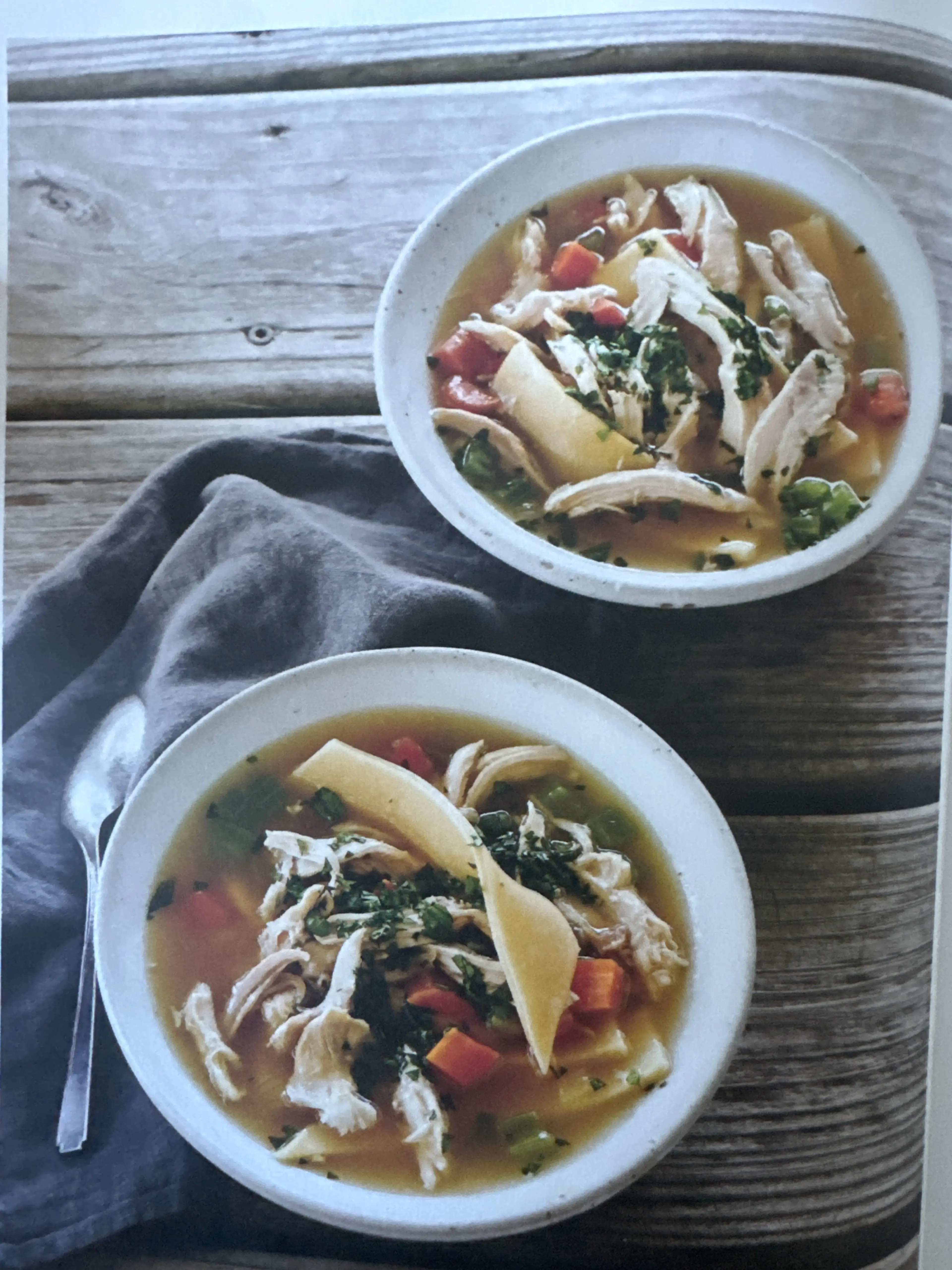 Chicken Soup WITH HOMEMADE NOODLES