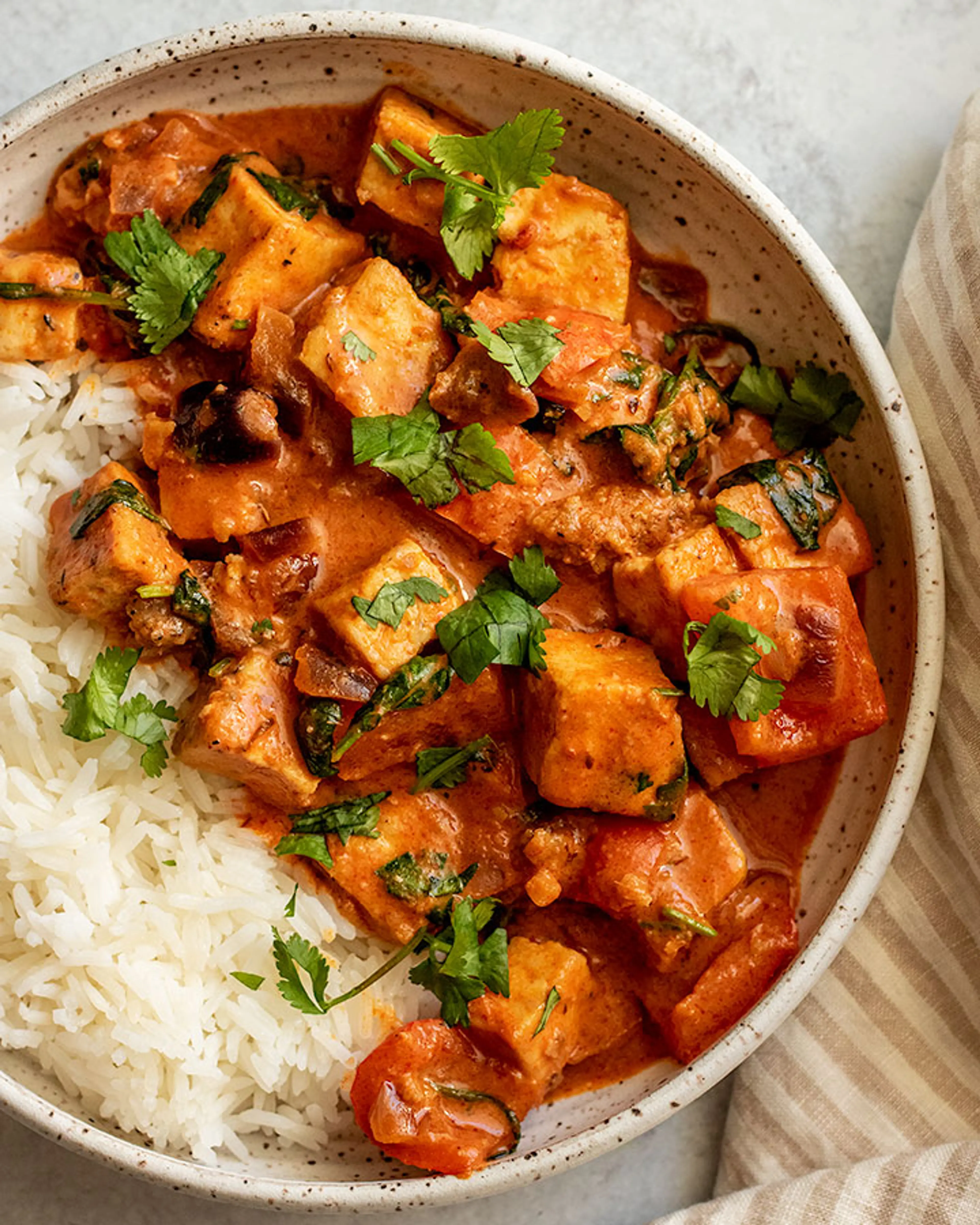 Peanut Red Curry Tofu