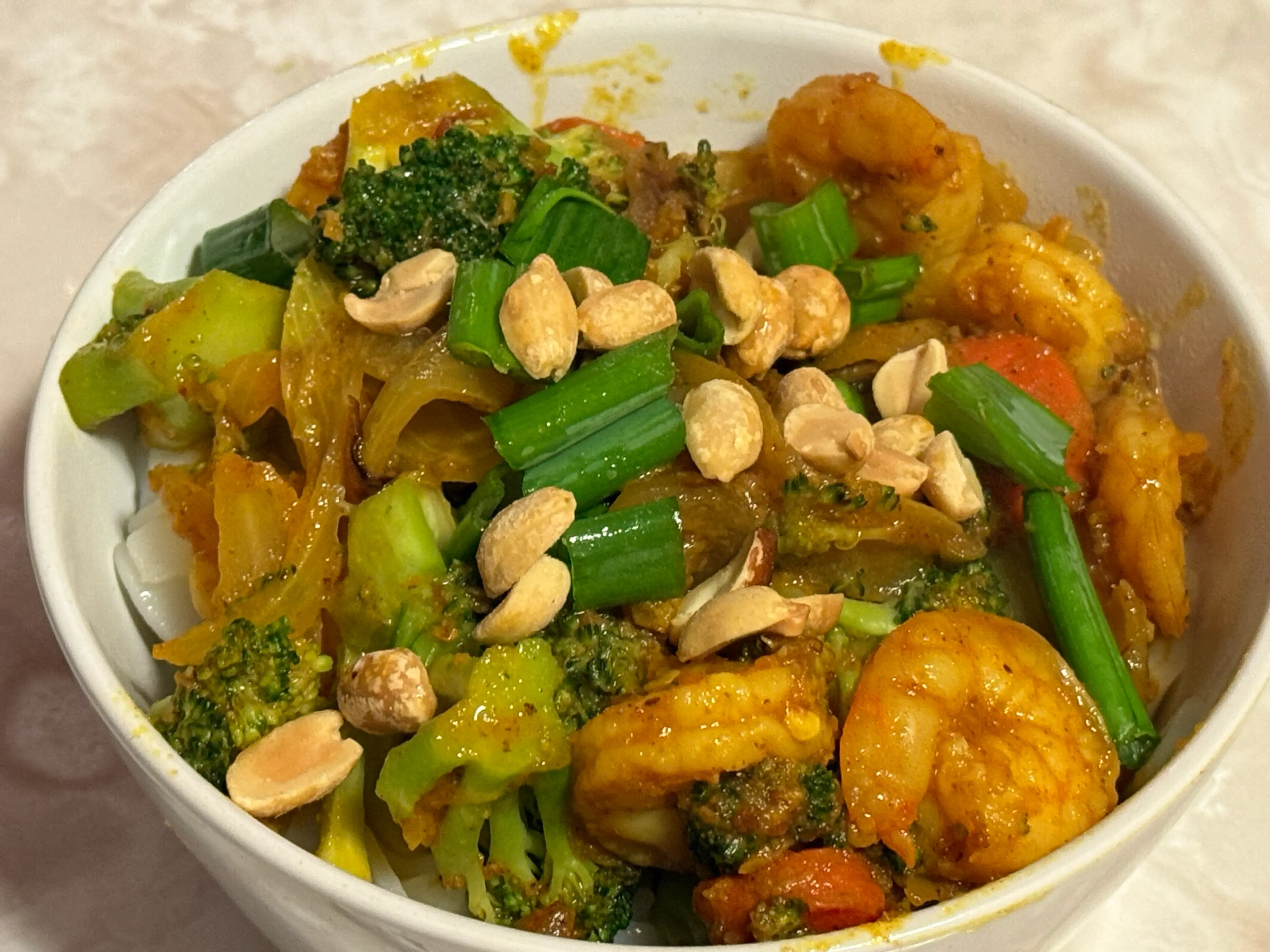 Chili Lime Shrimp Noodle Bowl