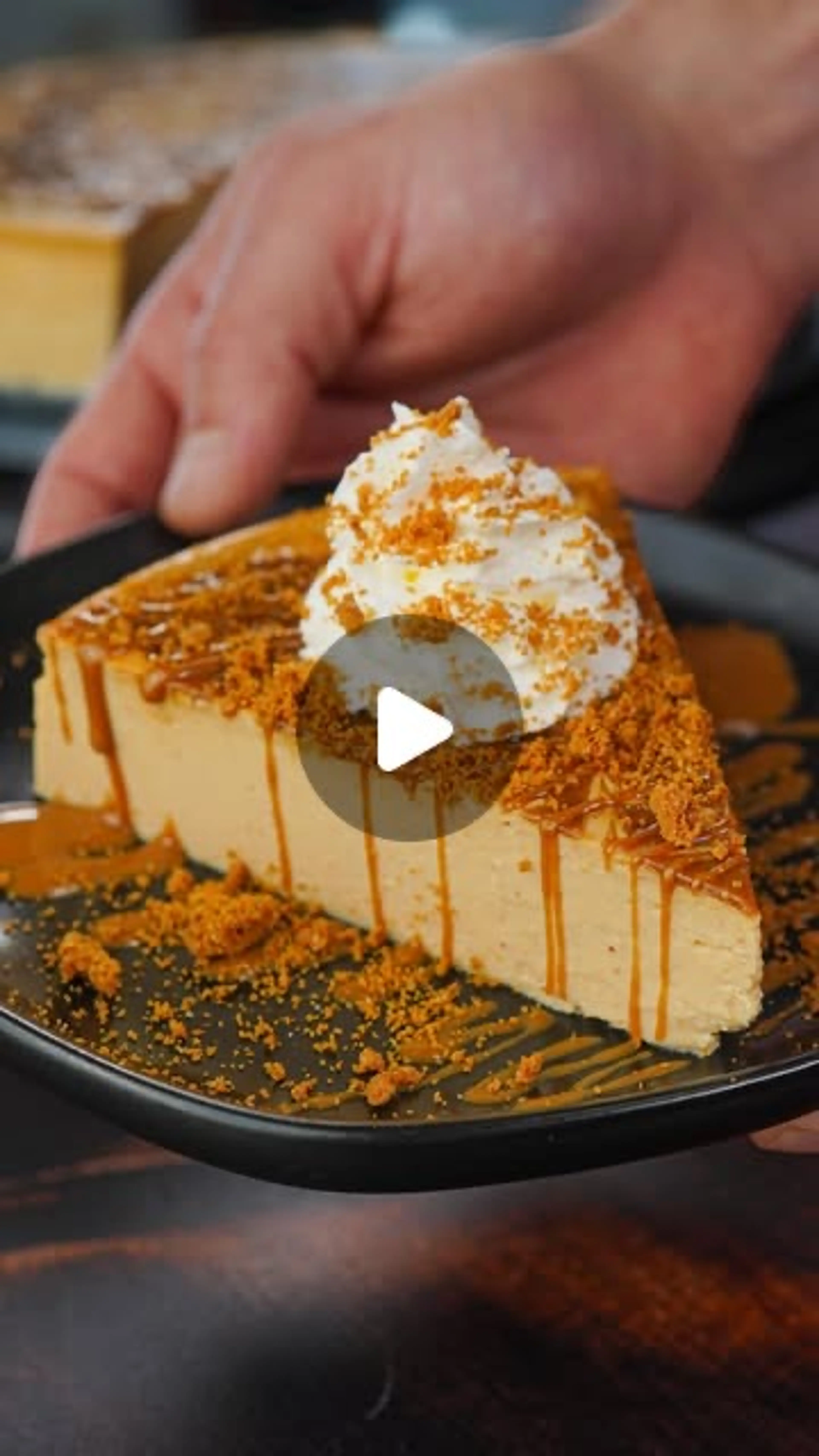 Biscoff Protein Cheesecake