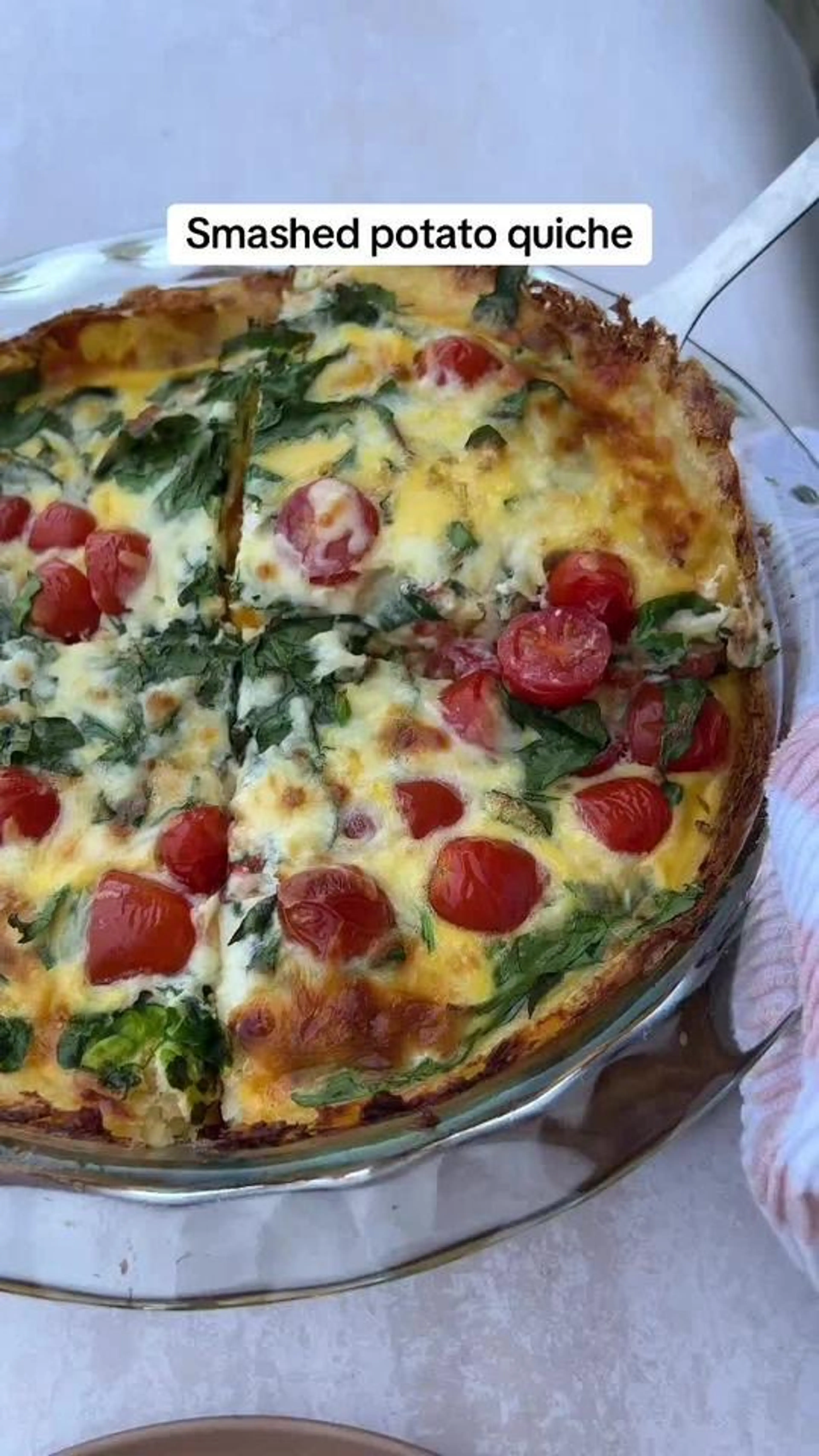 Smashed Potato Quiche: This Was an Absolute Hit!!! the Crisp
