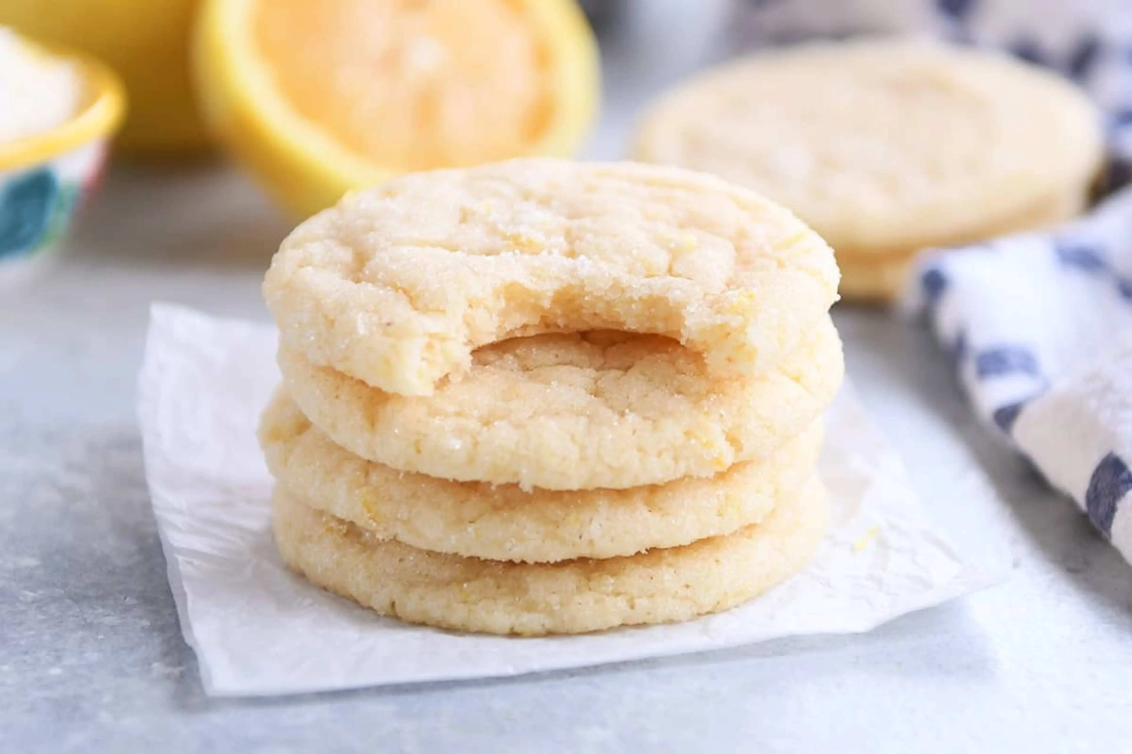 Easy Lemon Sugar Cookies