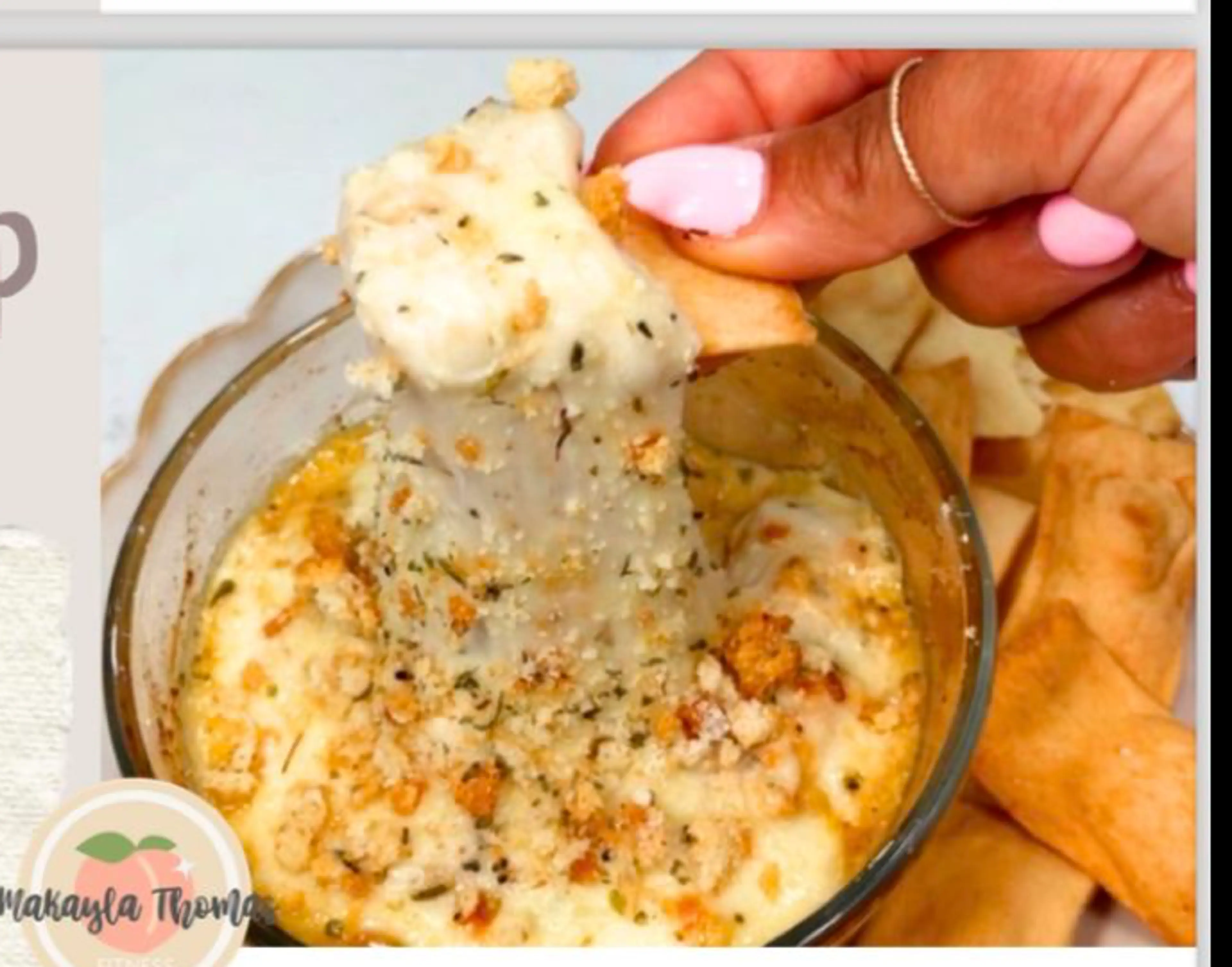 GARLIC BREAD DIP