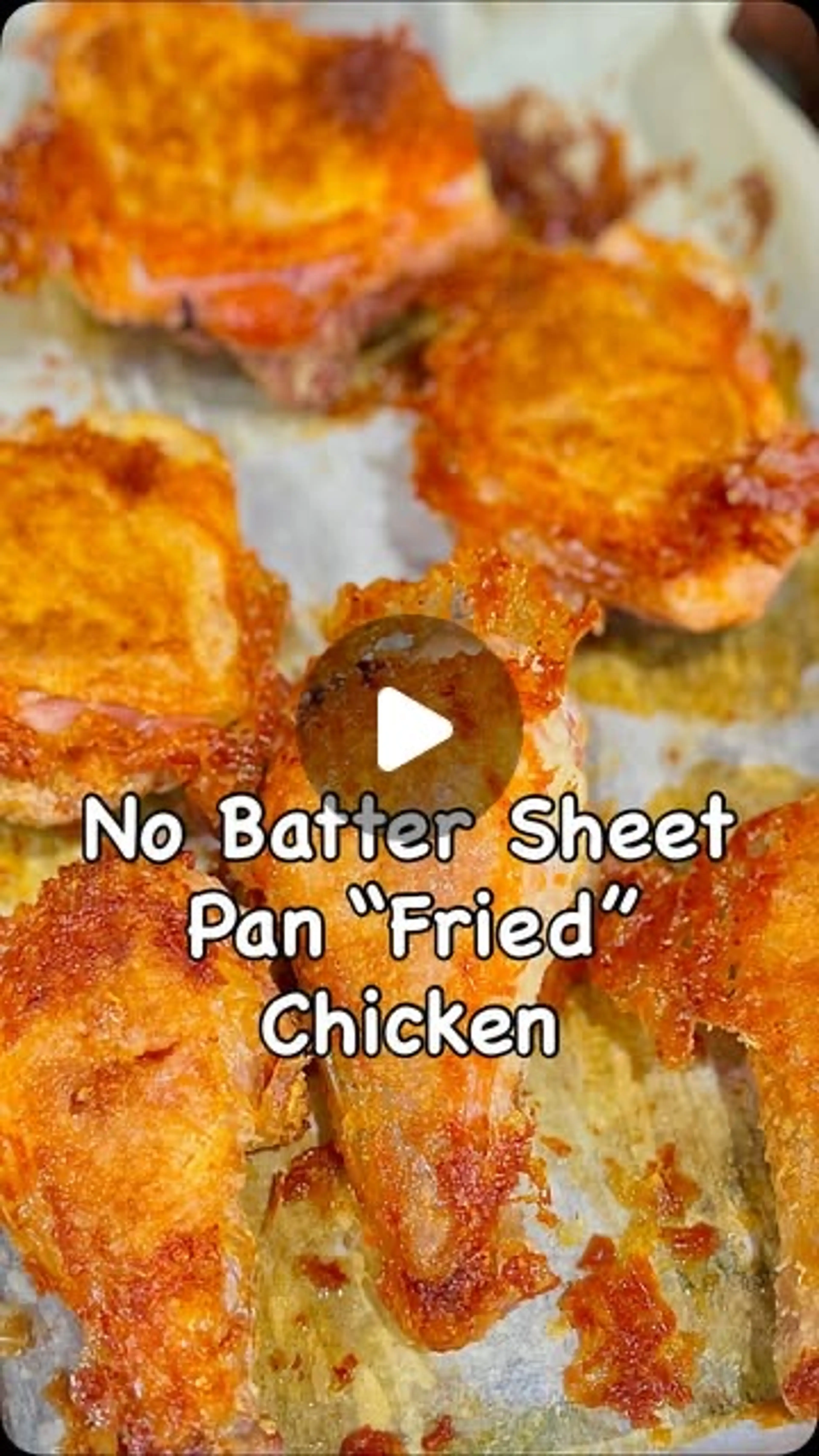 Sheet Pan Oven “fried” Chicken