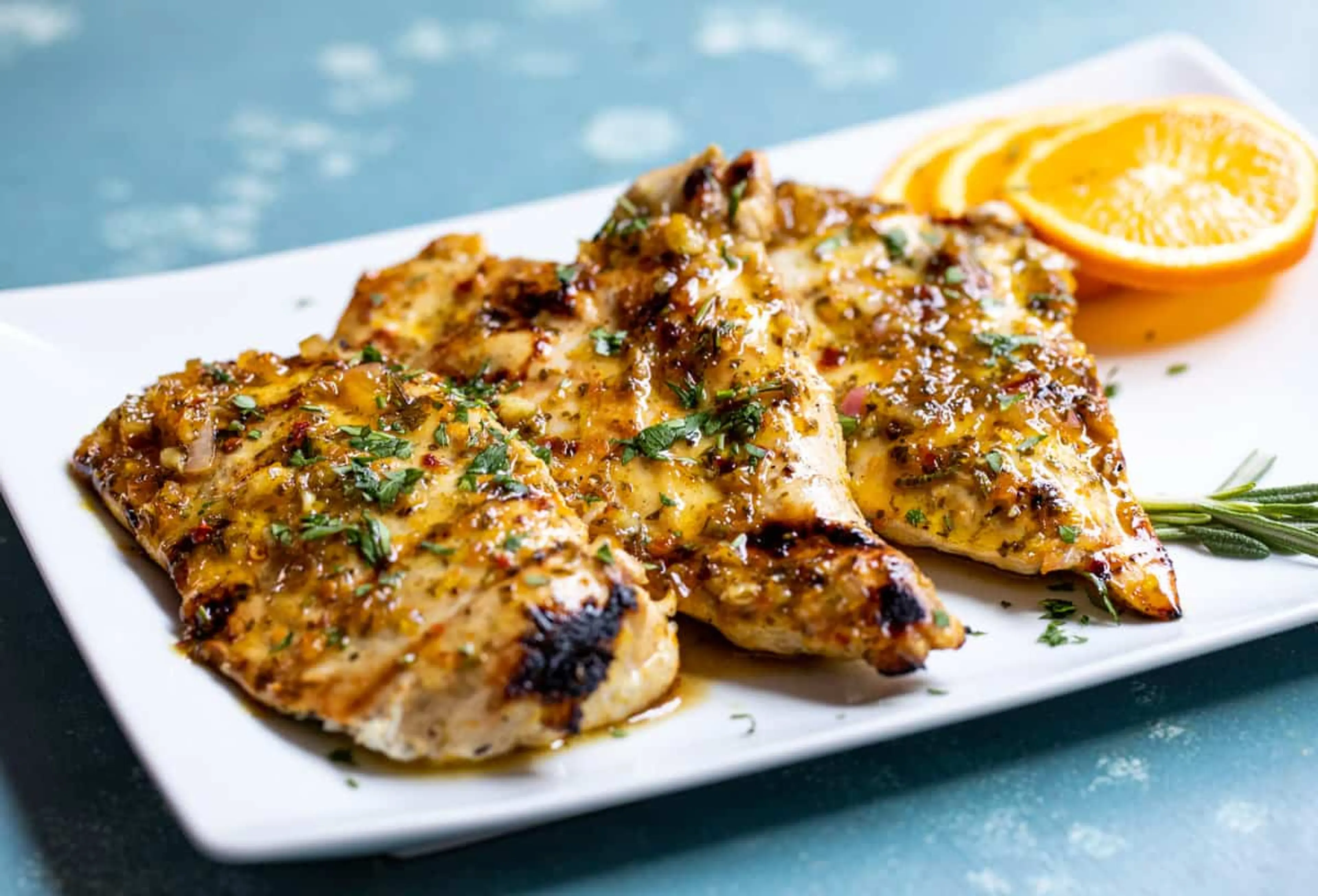 Grilled Citrus Chicken with Glaze