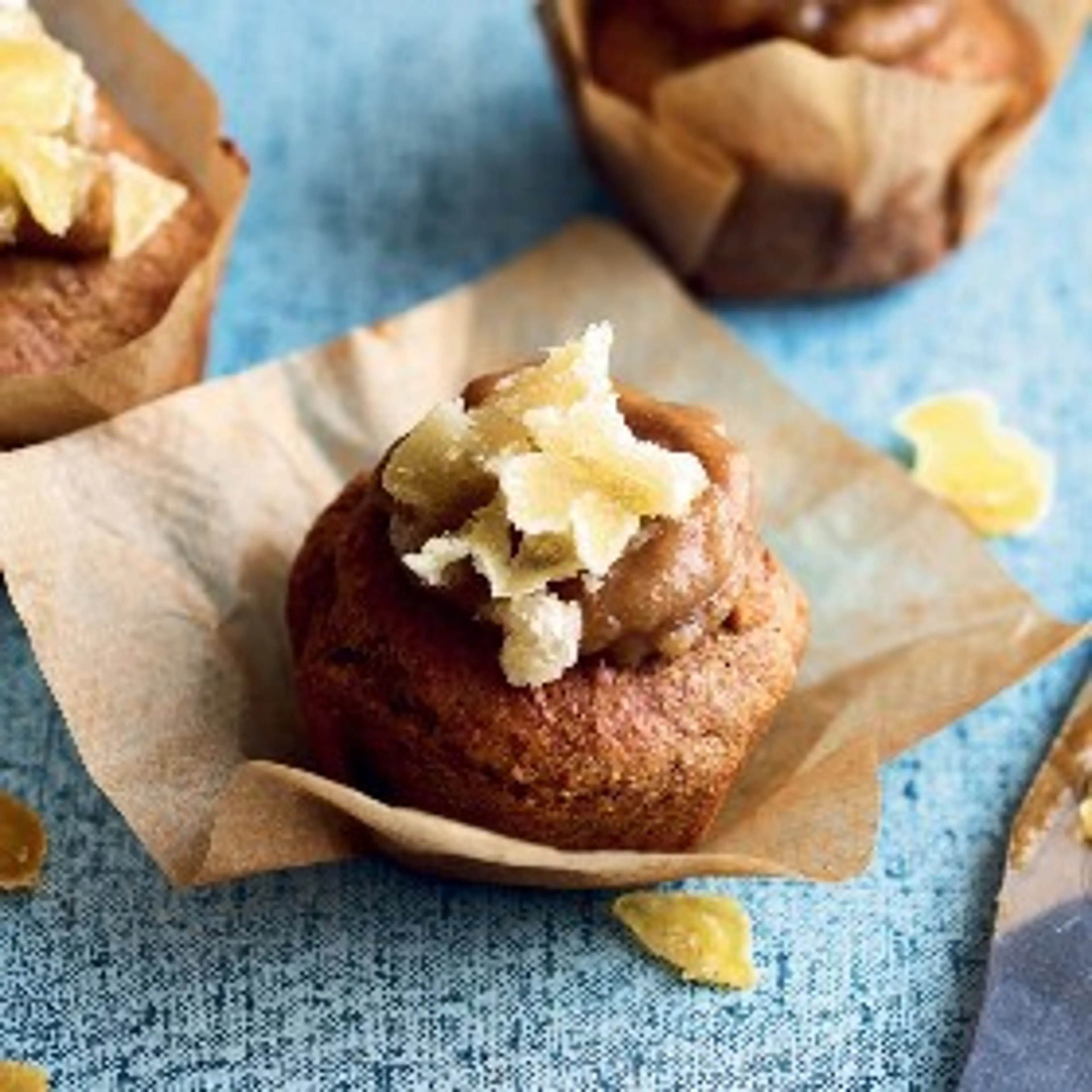 Gingerbread Cupcakes with Date Caramel
