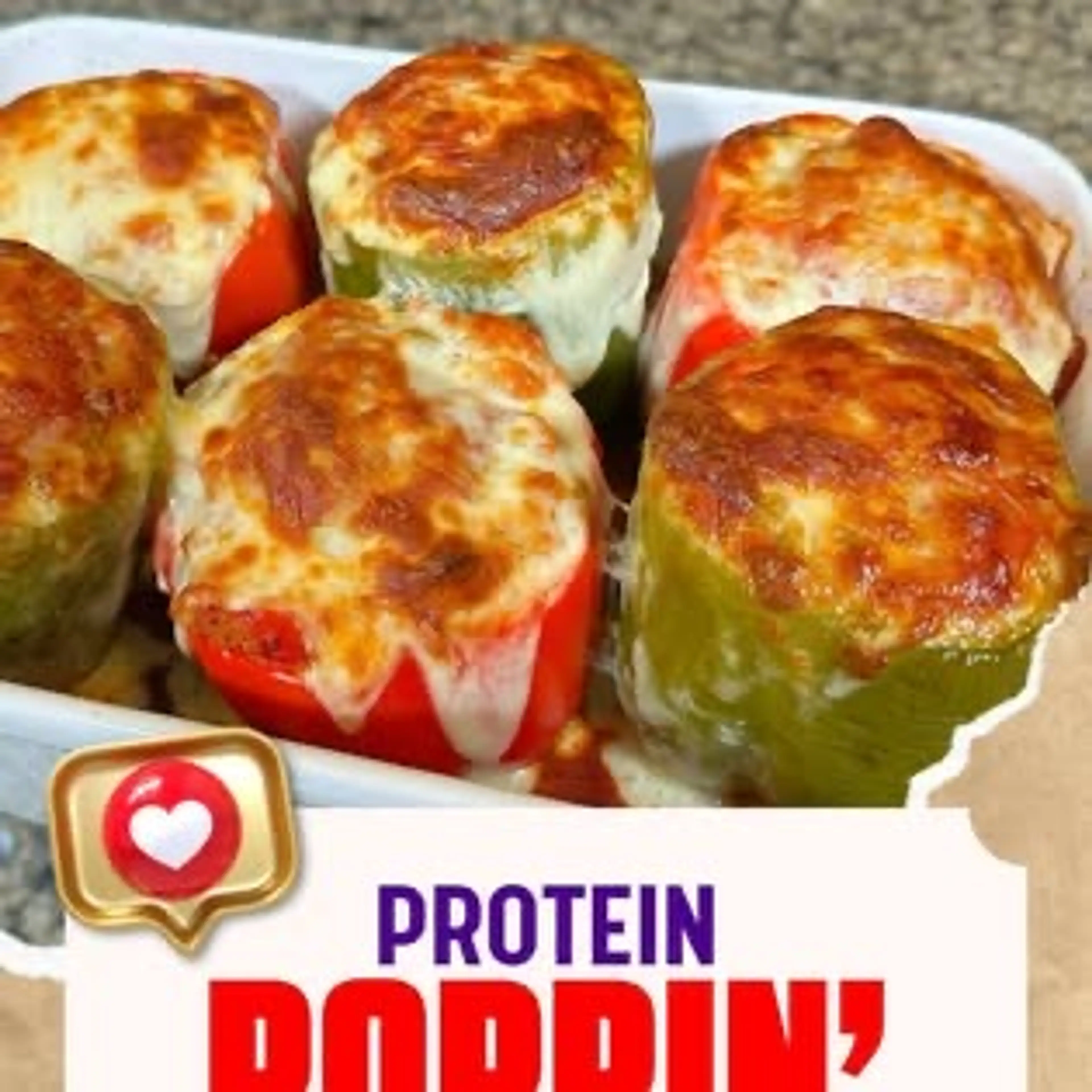 Protein Poppin’ Packed Peppers