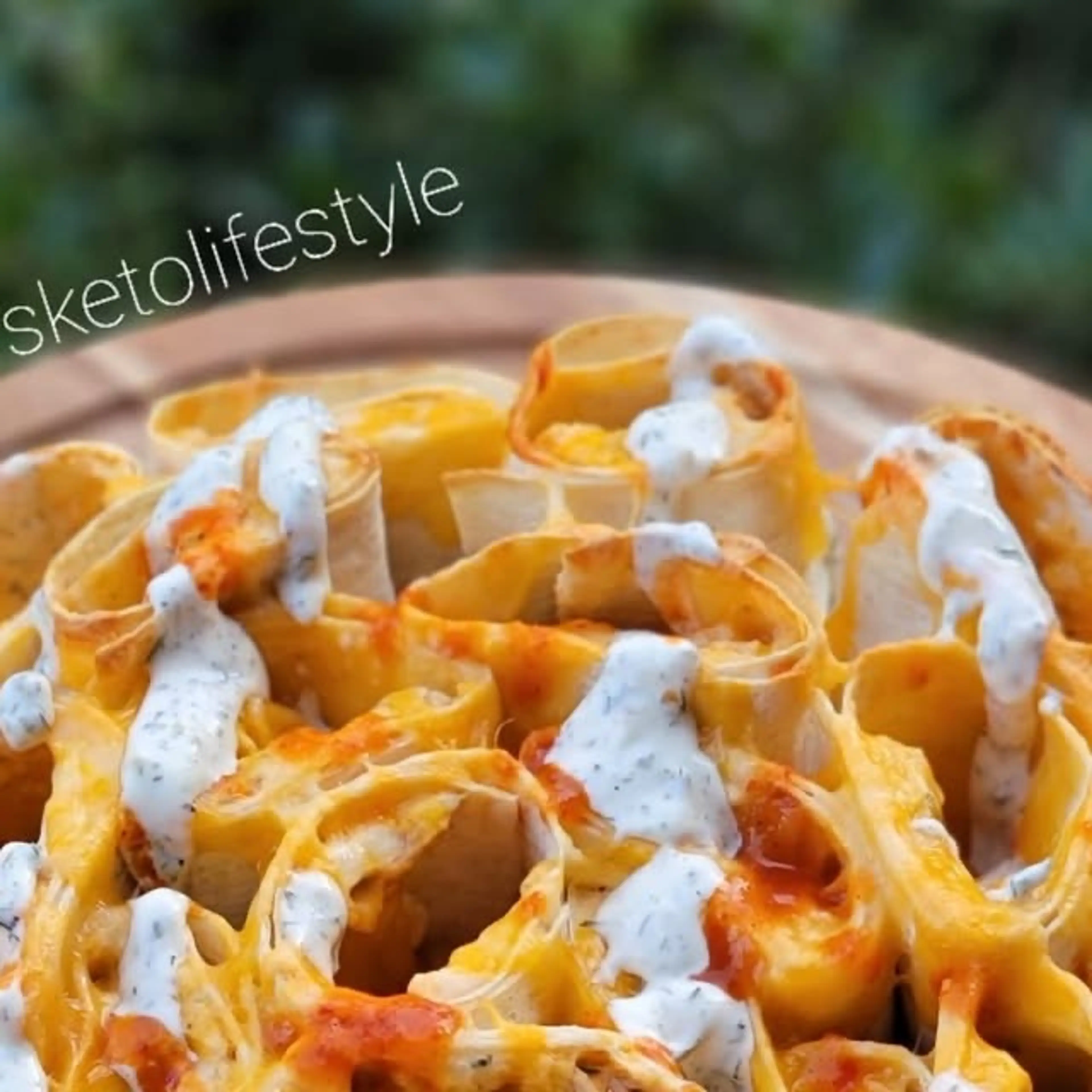 Pull Apart Buffalo Chicken Roll-ups