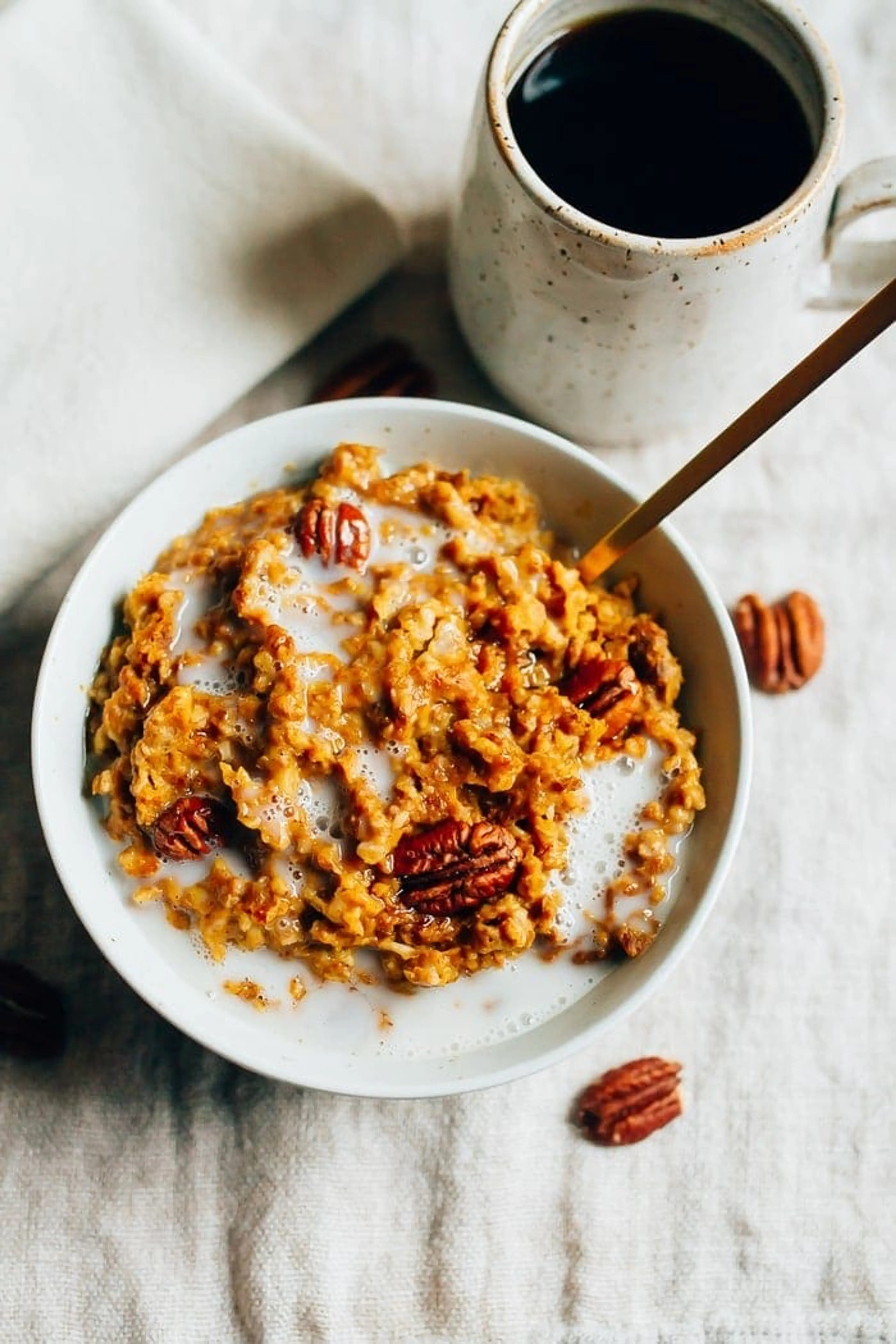 Slow Cooker Pumpkin Pie Oatmeal