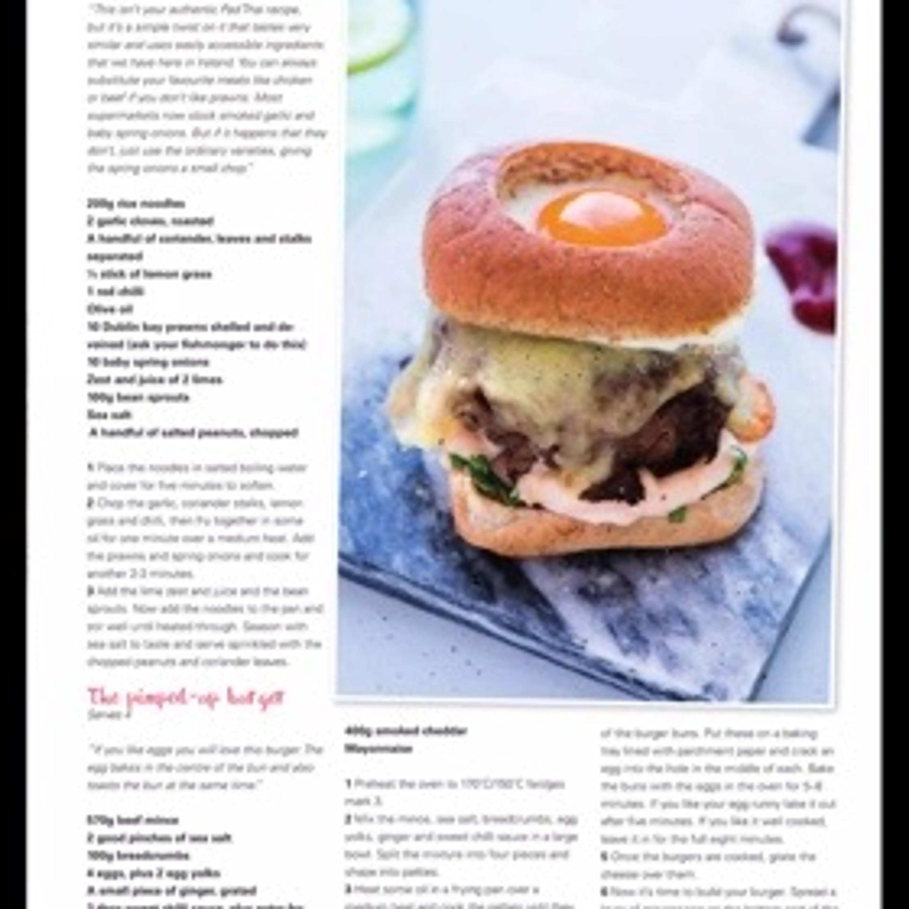 The pimped- up burger