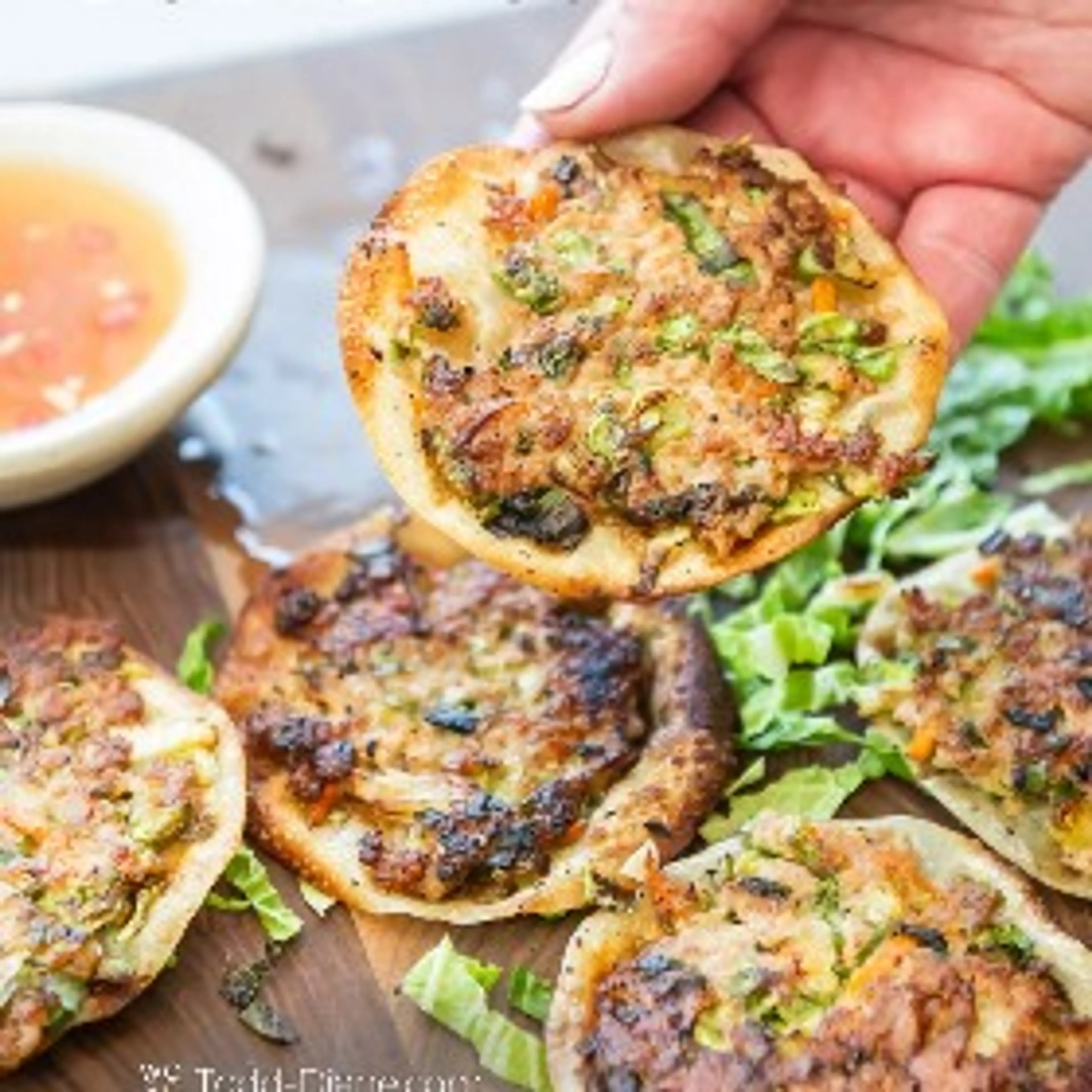 Smash Egg Roll Dumplings