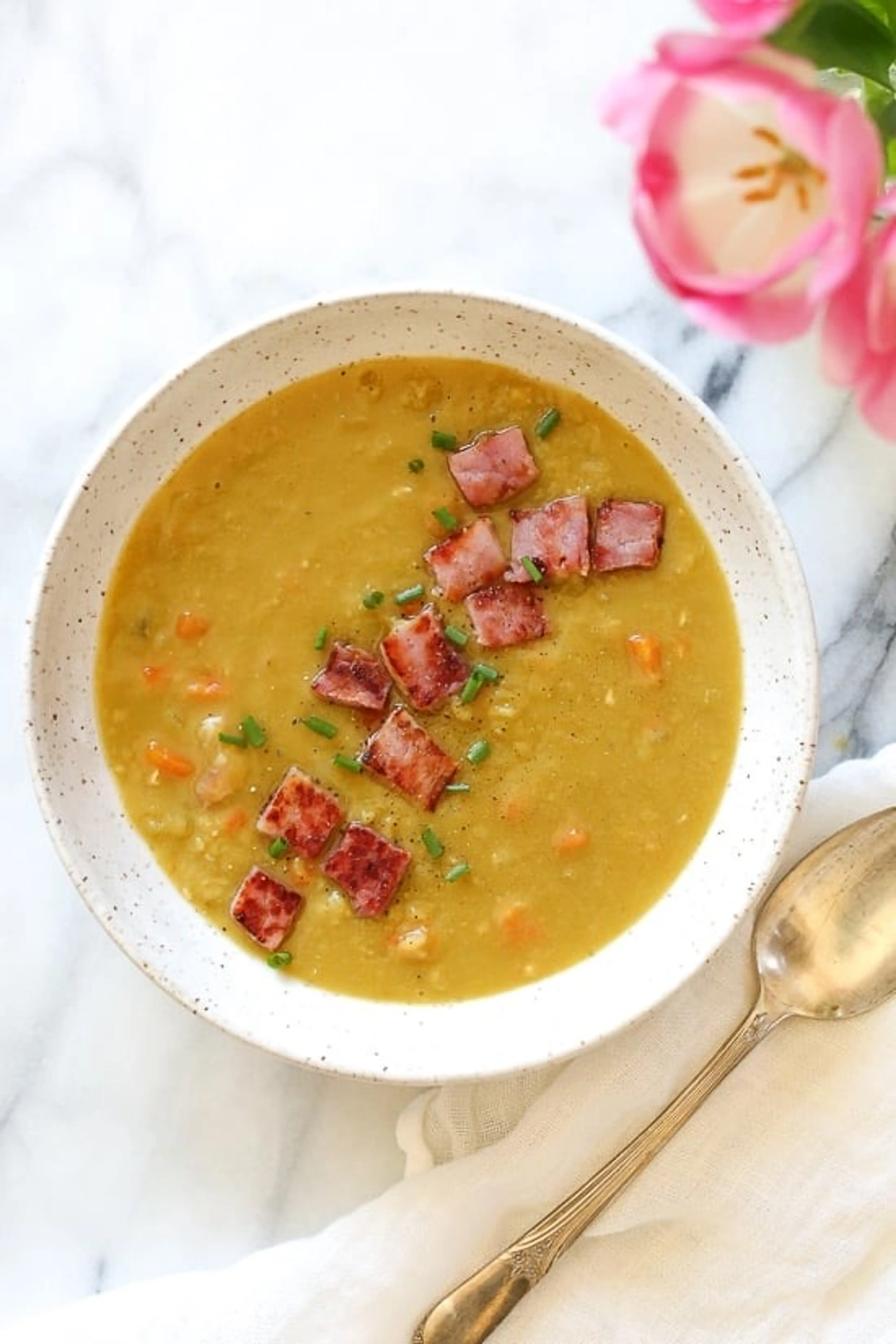 Instant Pot Split Pea Soup with Ham