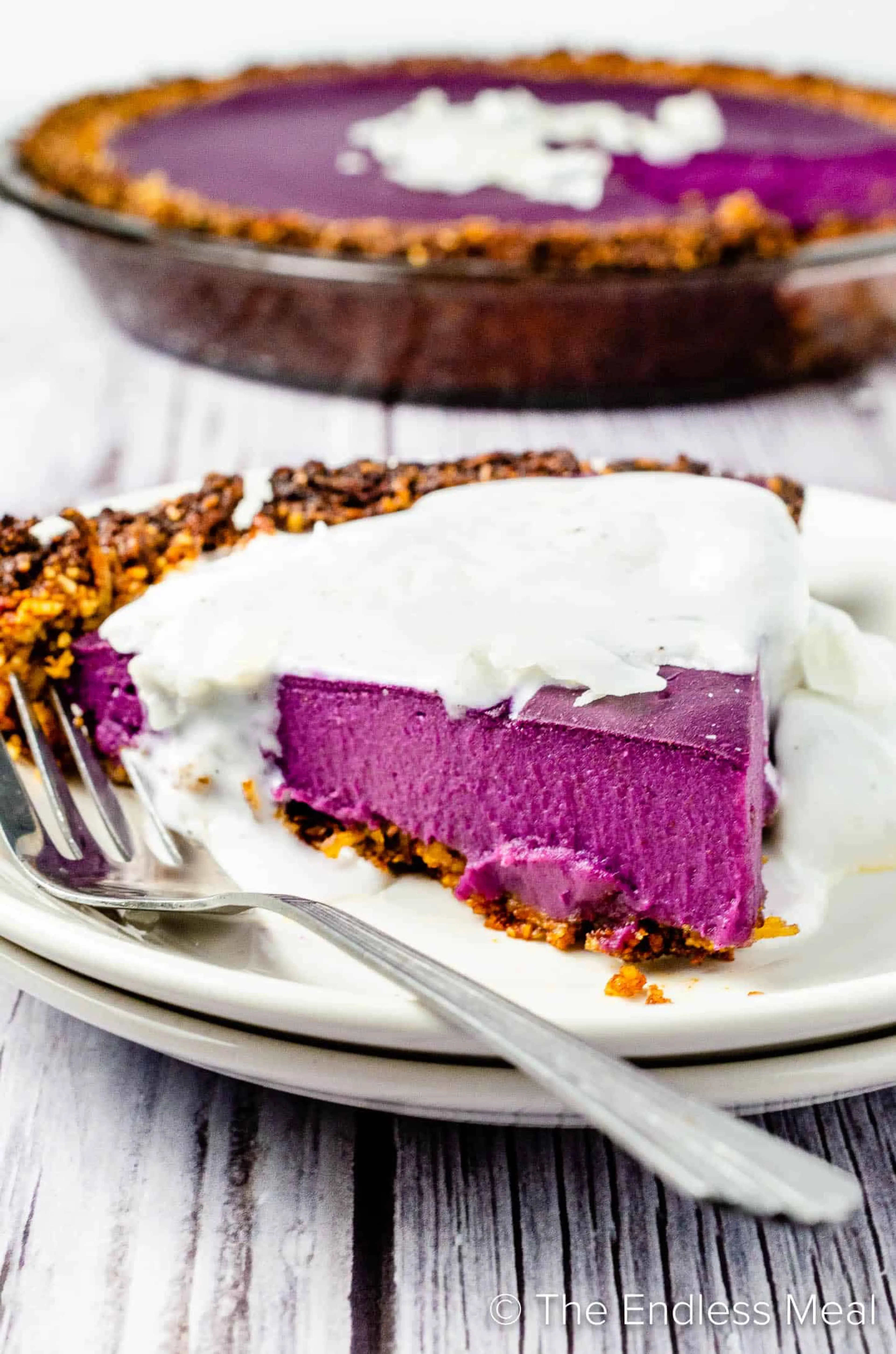 Vegan Purple Sweet Potato Pie