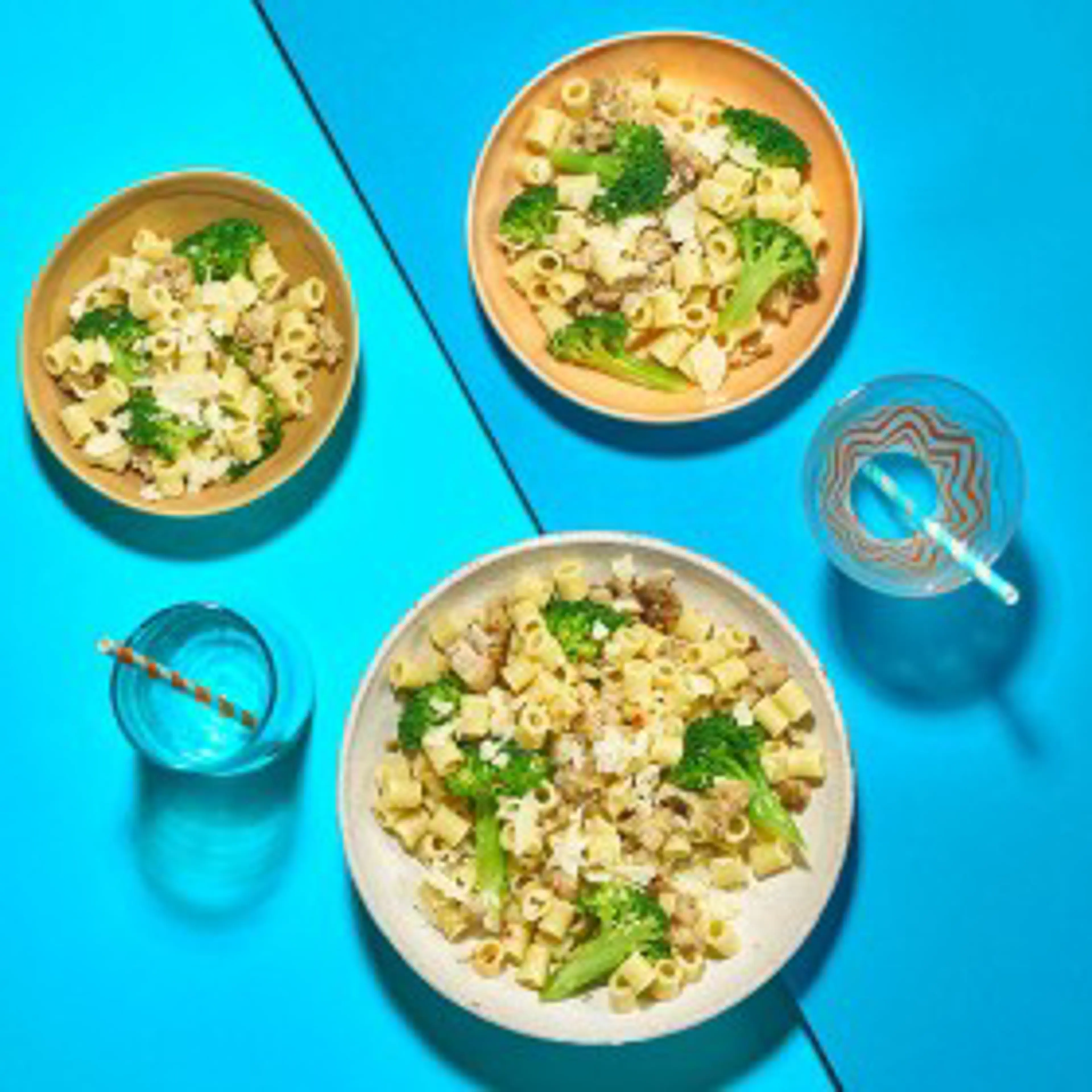 Sausage & Broccoli Pasta with Cheese