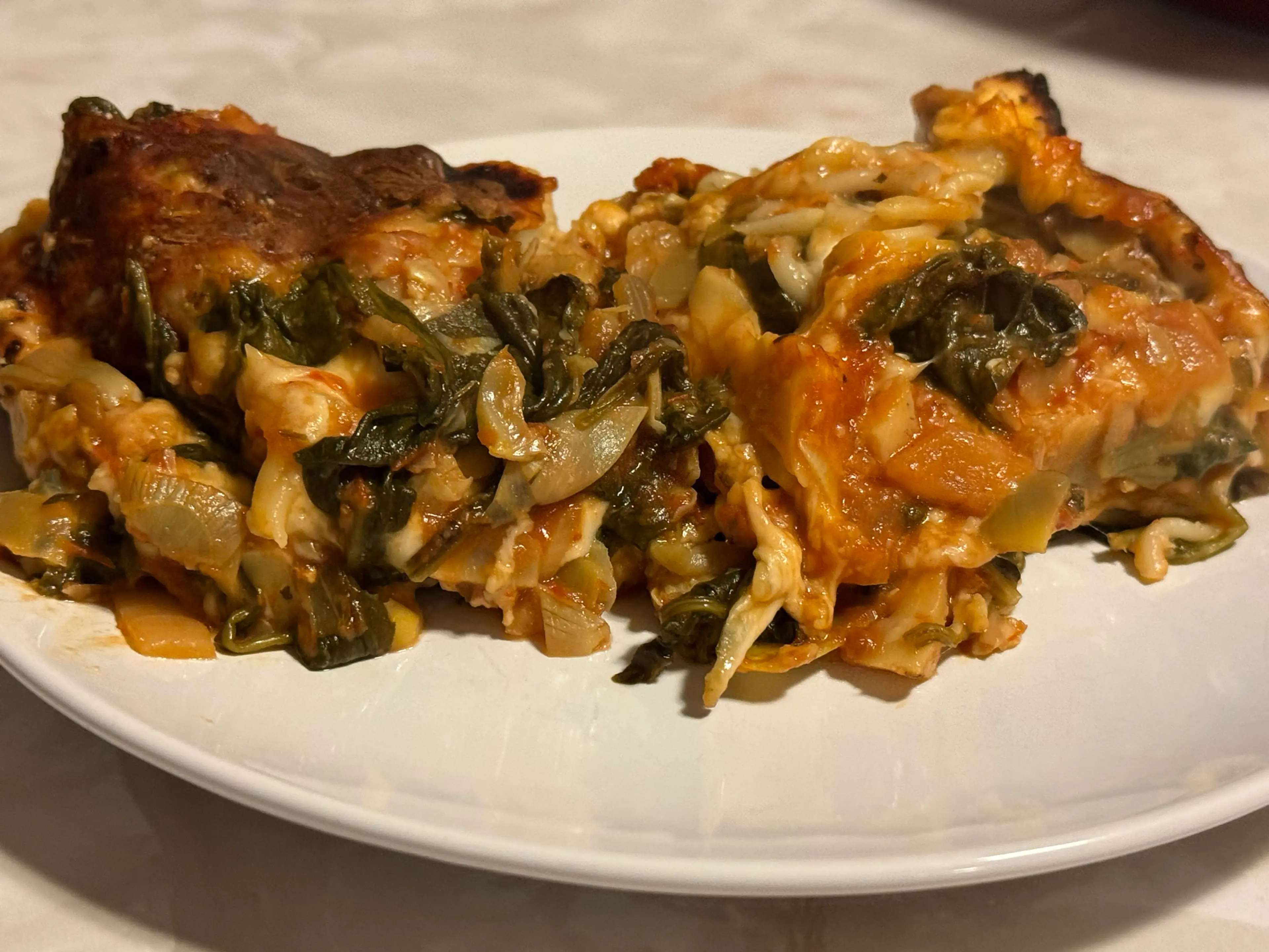 Artichoke Spinach Lasagna