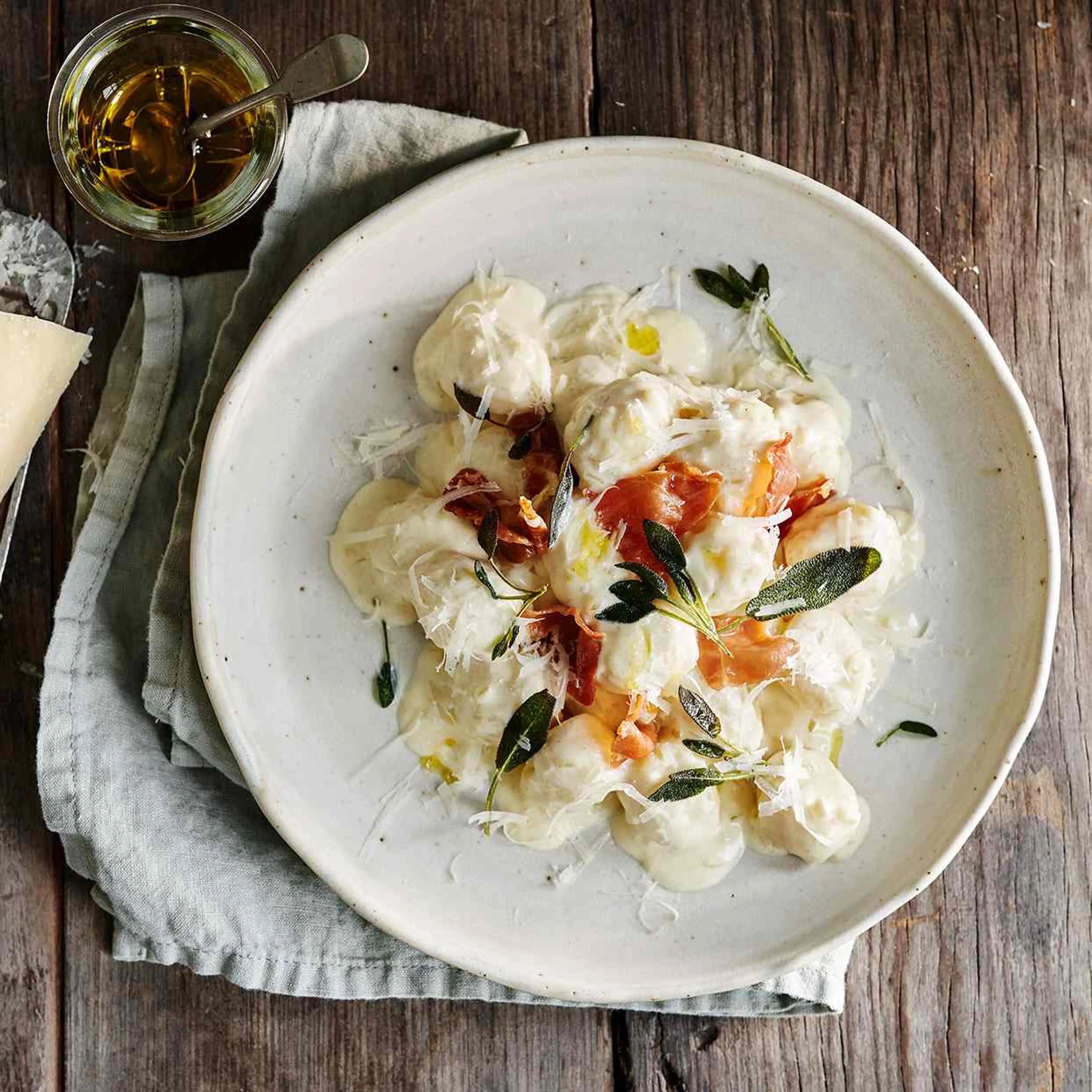 Gnocchi With Truffle Parmesan Sauce