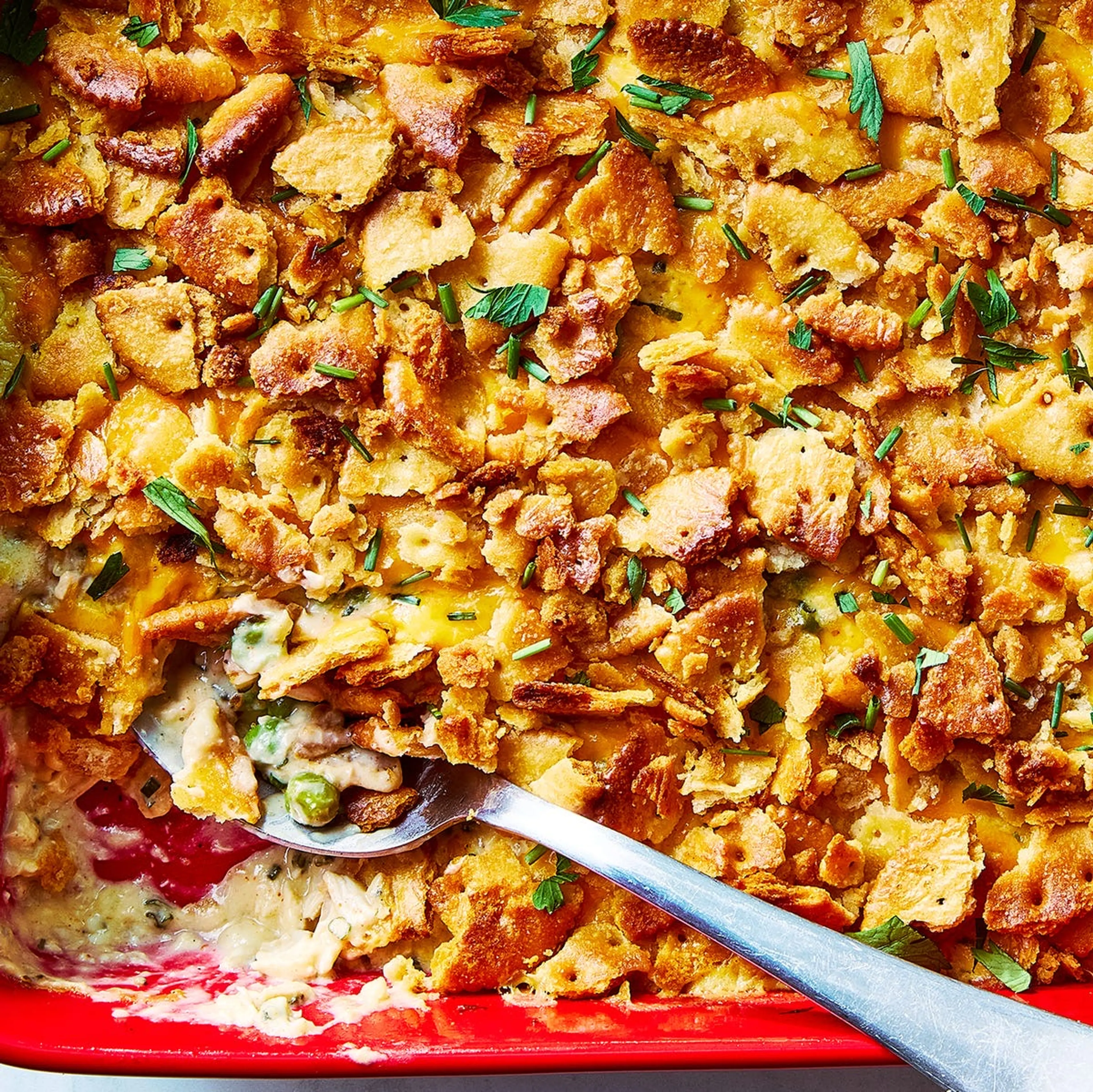 Ritz Cracker Chicken Casserole