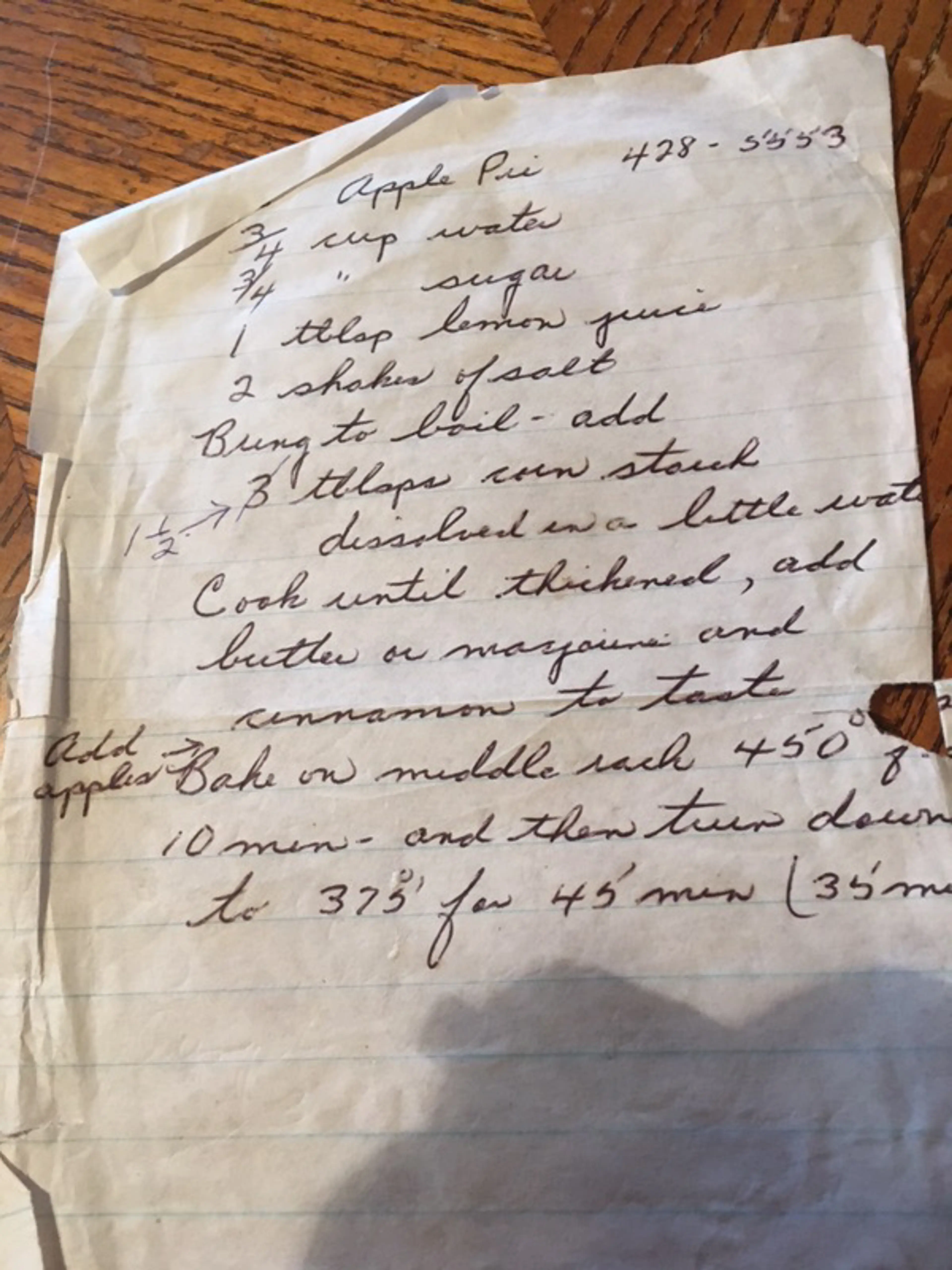 Grandma Robinson Apple Pie Filling