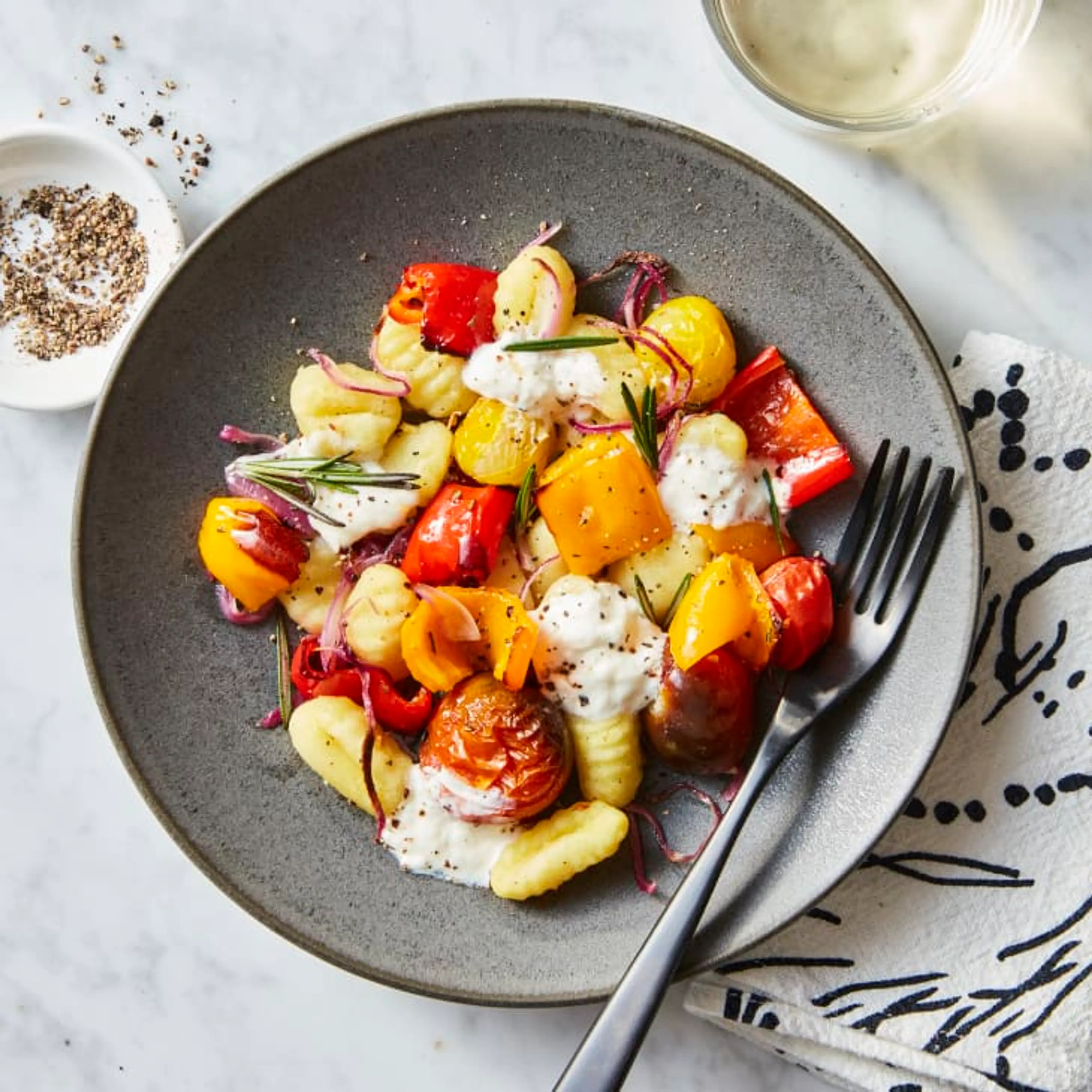 Crispy Sheet Pan Gnocchi and Veggies