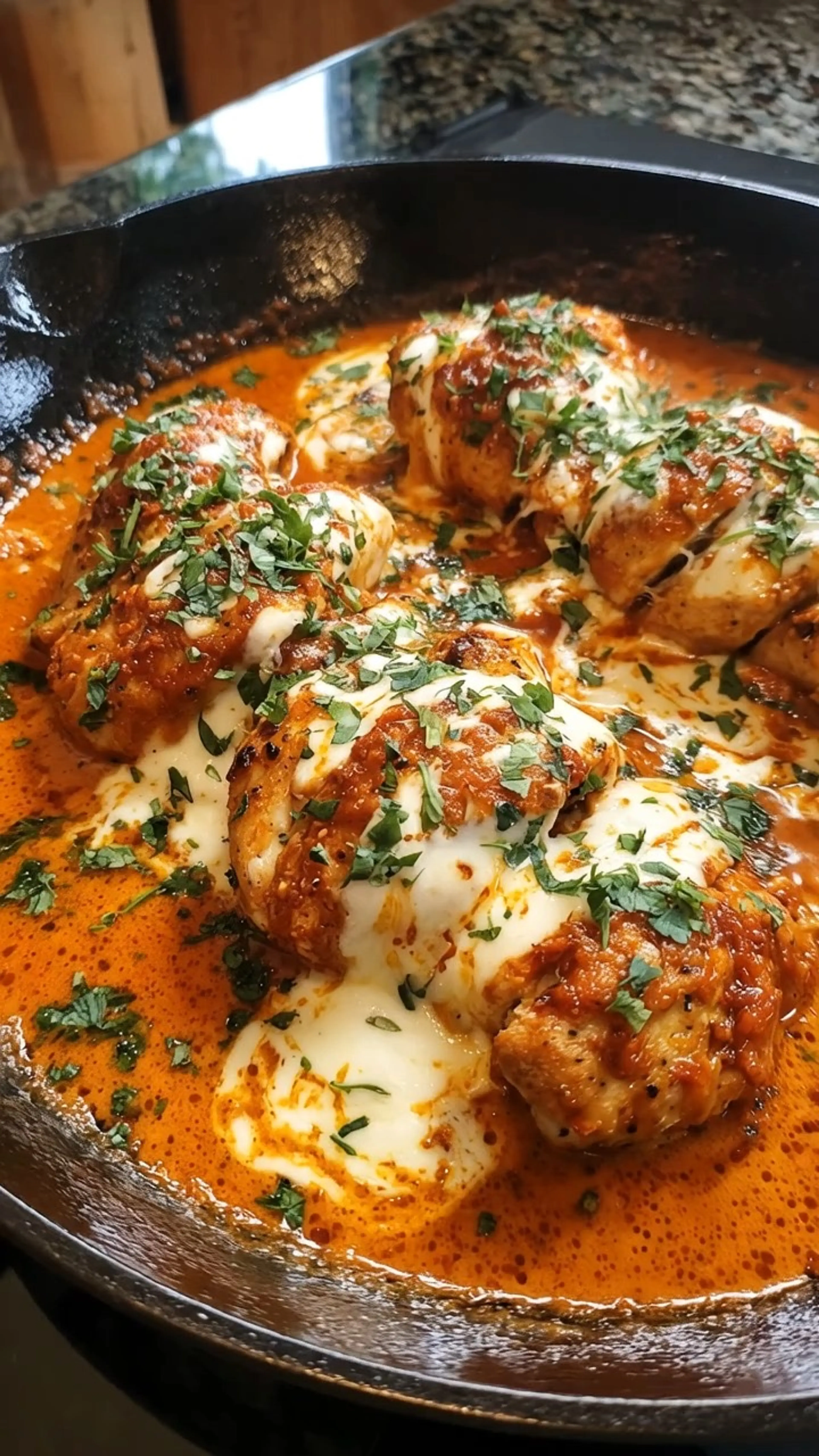Creamy Sun Dried Tomato Mozzarella Chicken