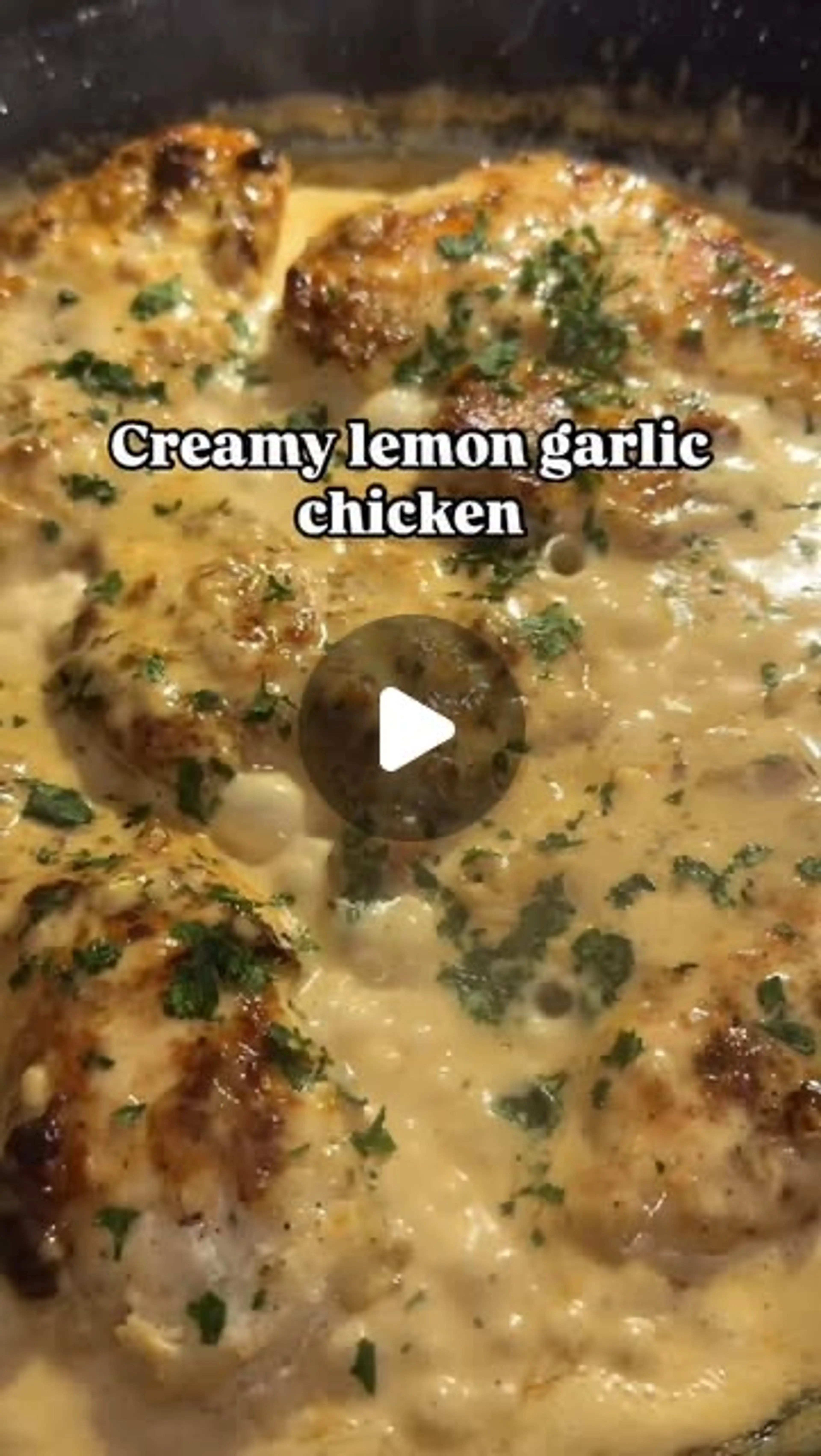 Creamy Lemon Garlic Chicken. This Recipe Is Viral Every Time