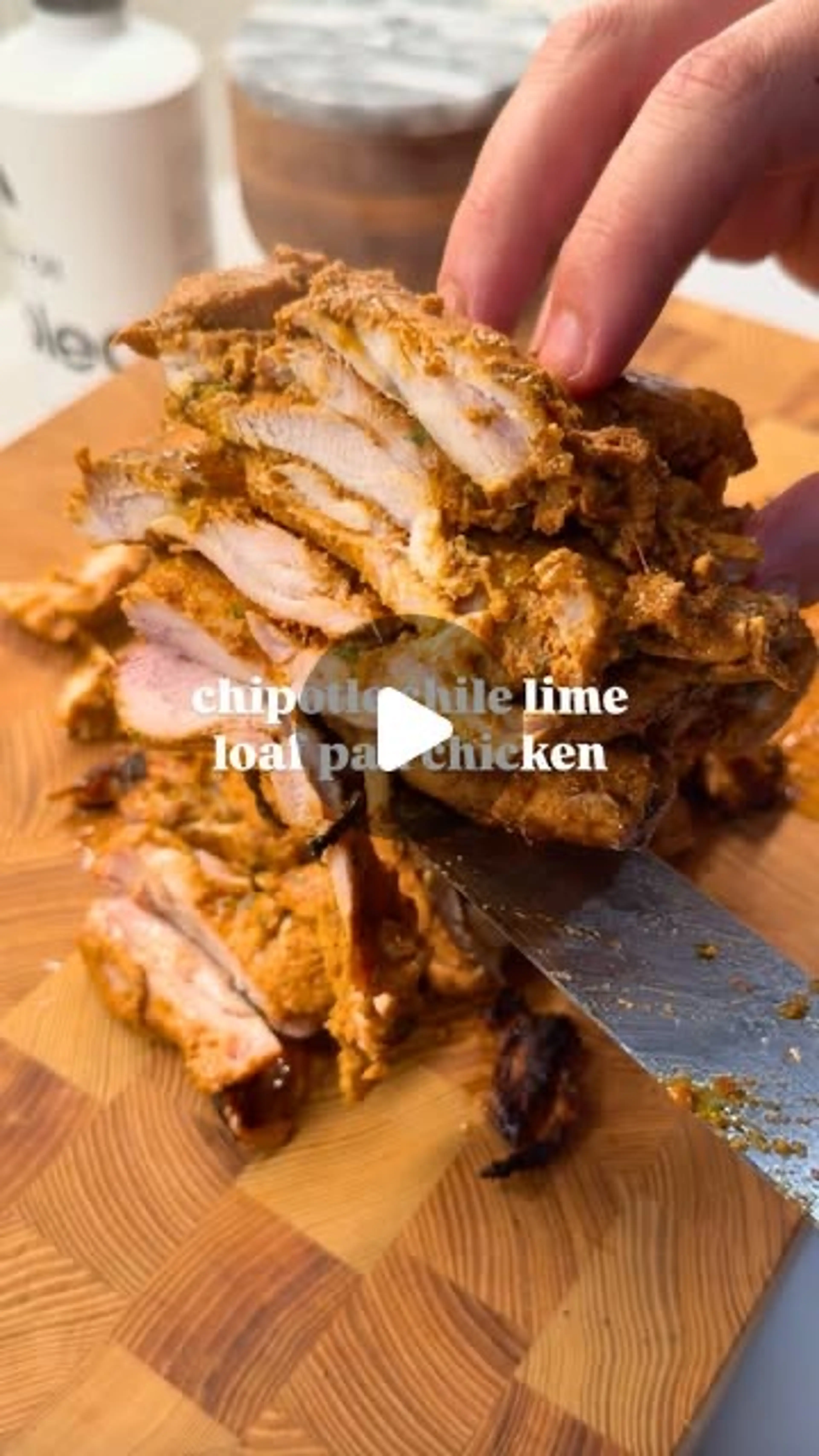 Chili lime loaf pan chicken