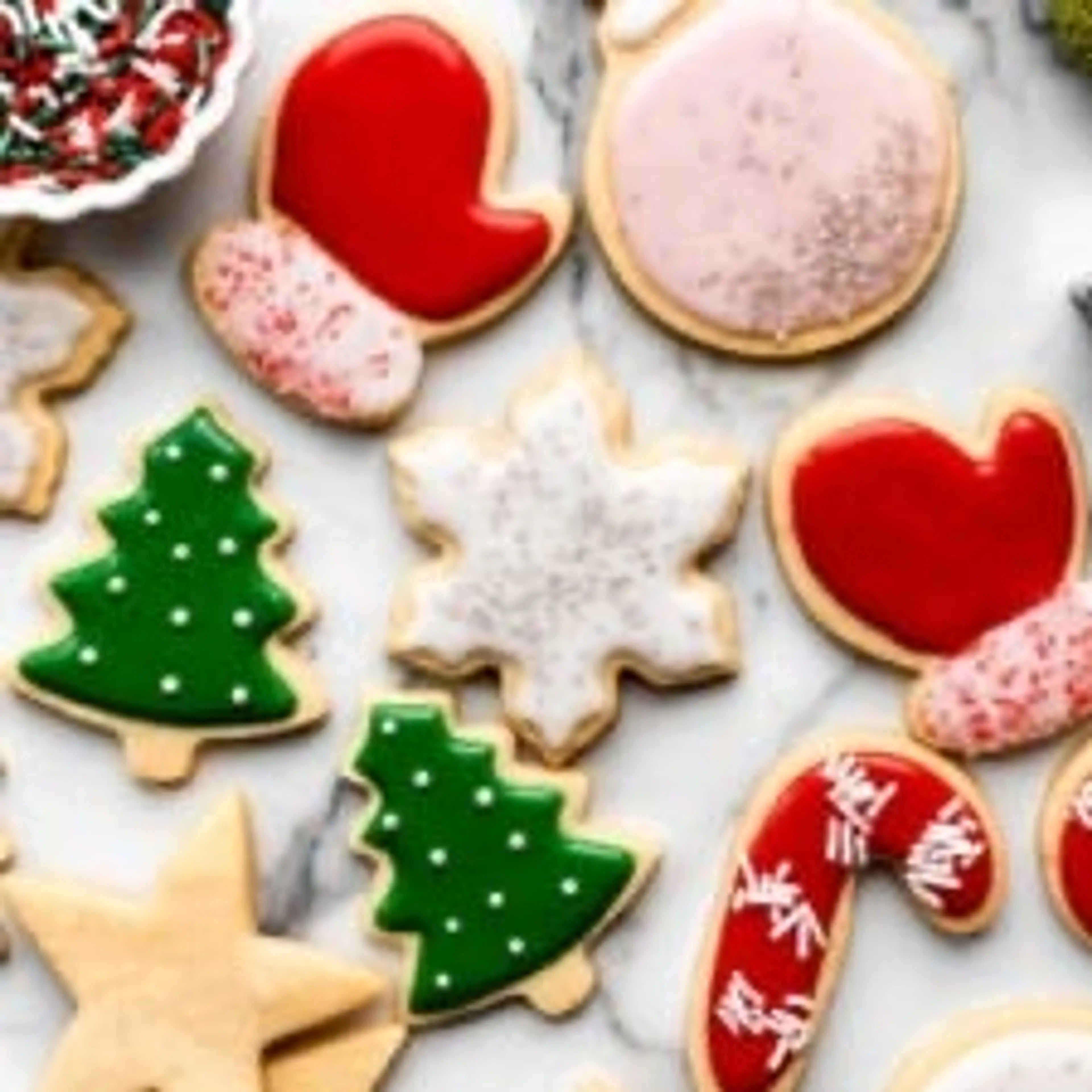 Christmas Sugar Cookies Recipe with Easy Icing