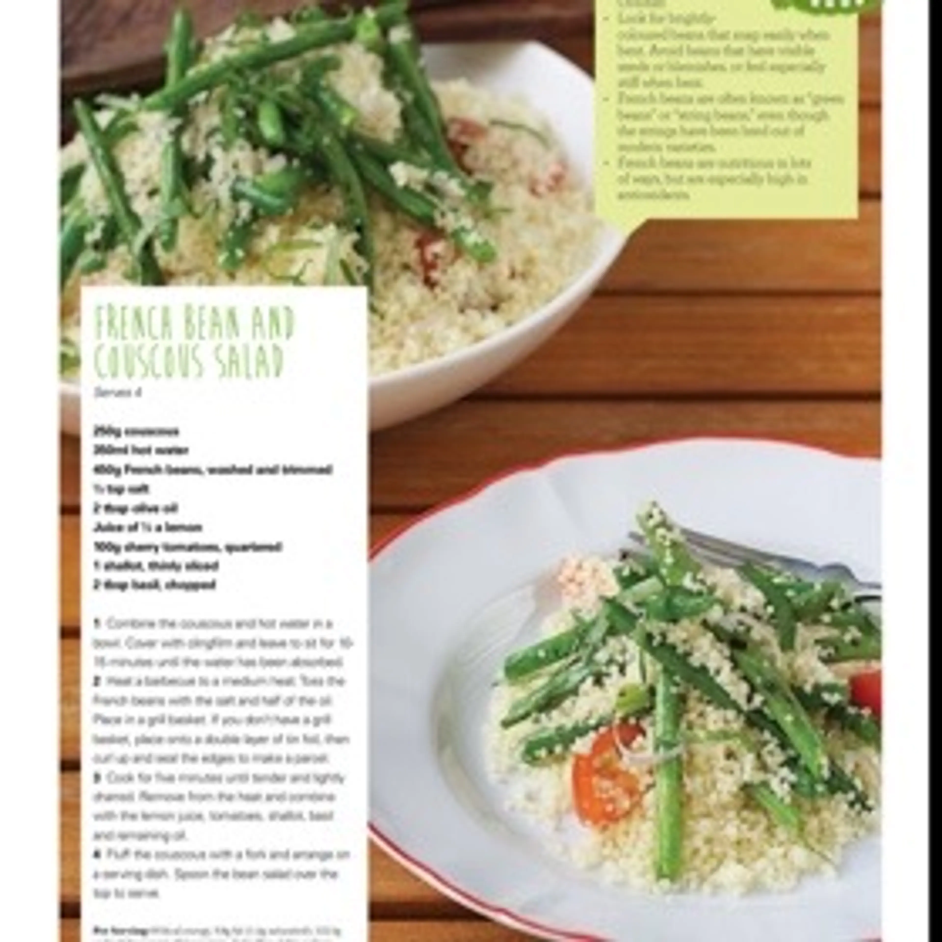 French Bean & Couscous Salad