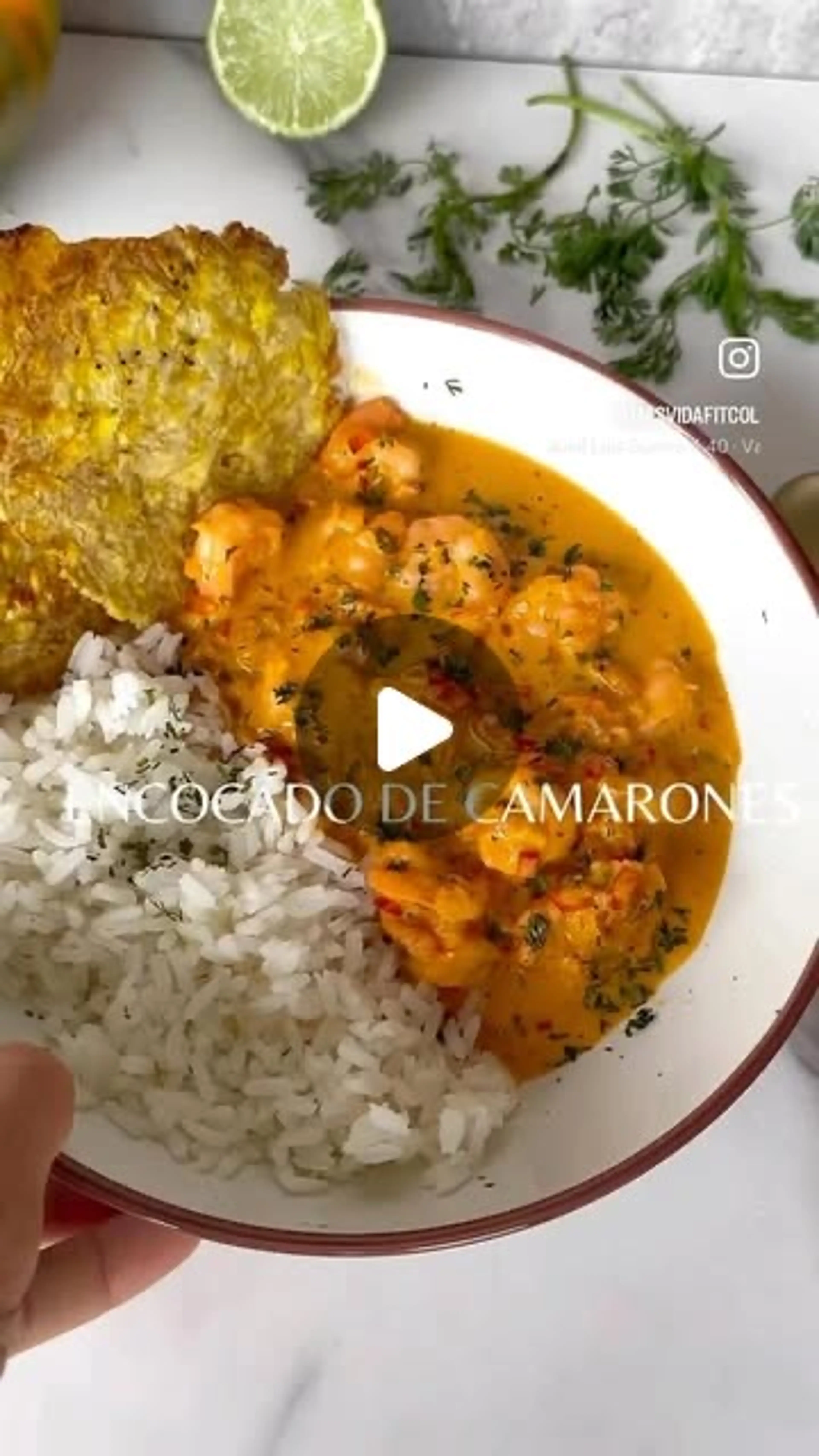 Encocado De Camarones