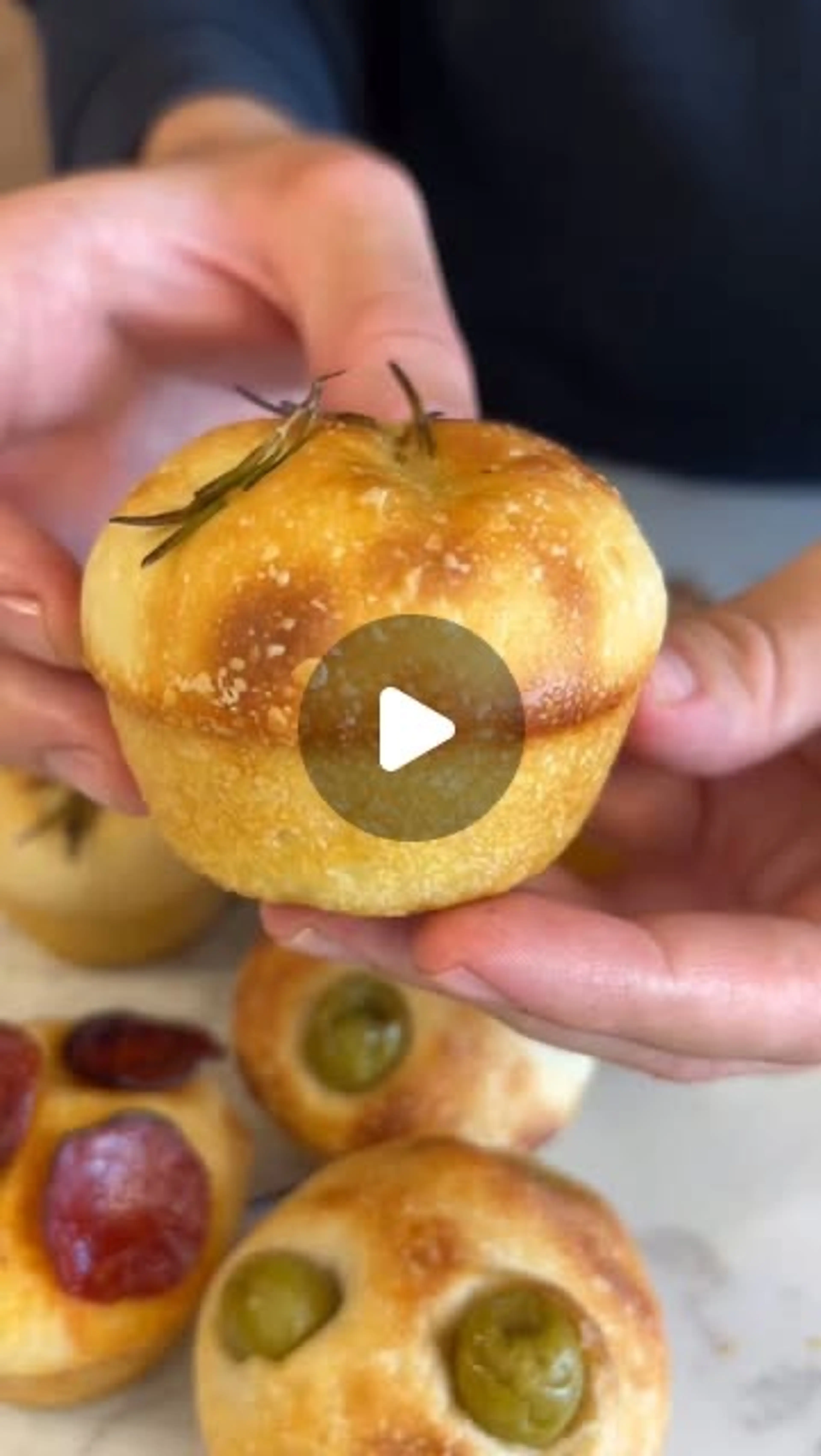 Receta Mini Focaccia