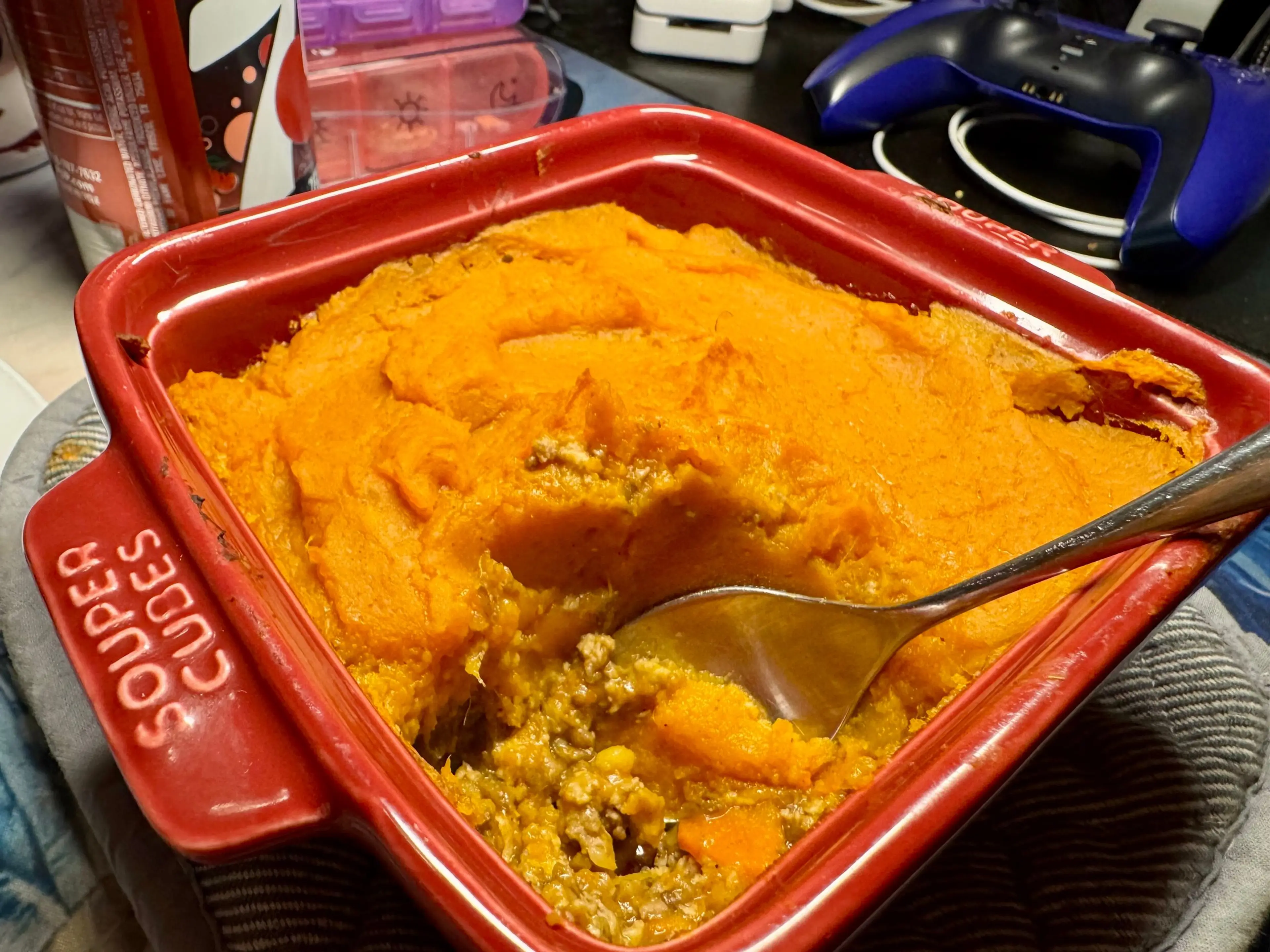 Sara's Sweet Potato Moroccan Shepherd's Pie