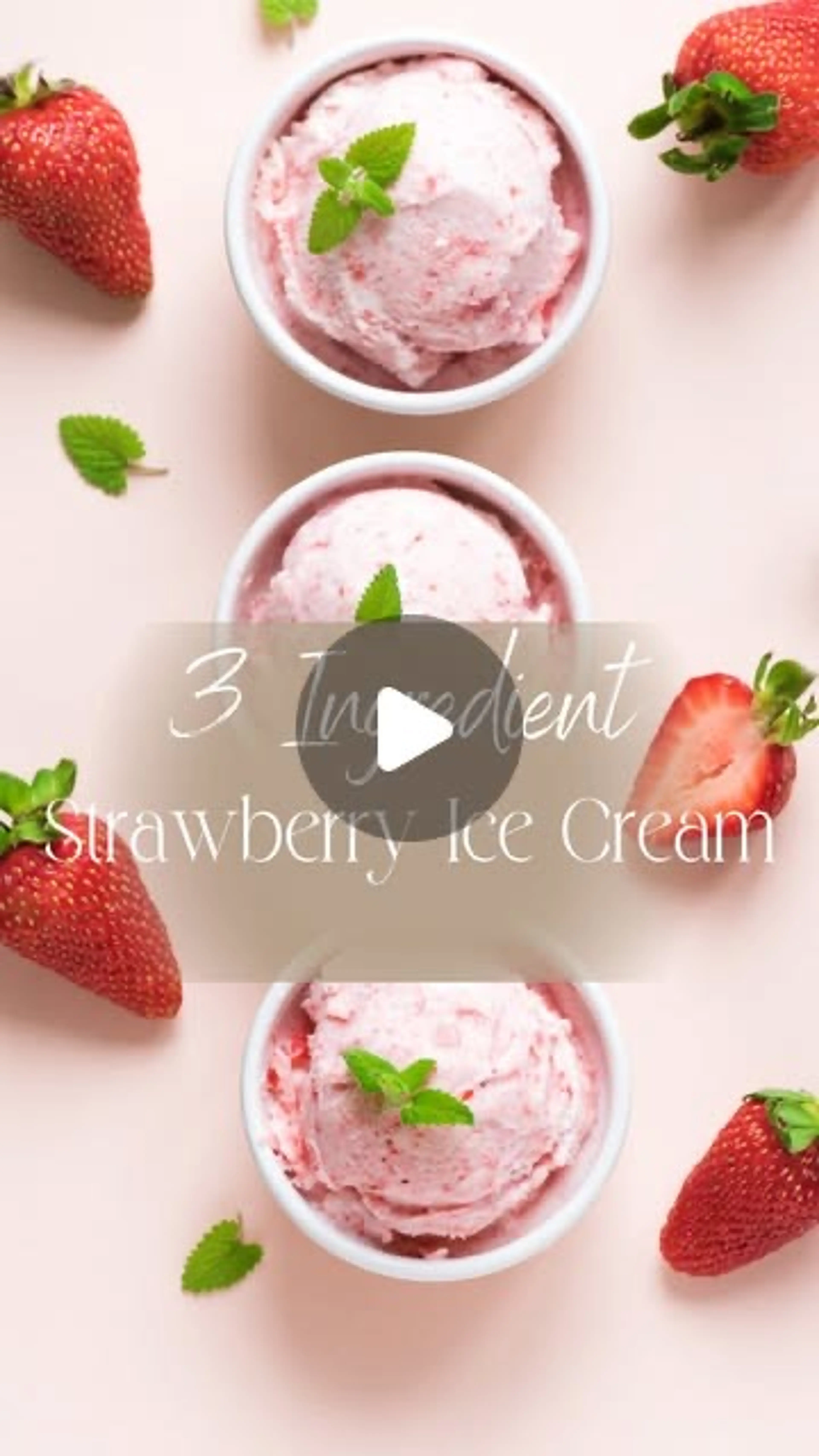 Homemade Strawberry Ice Cream