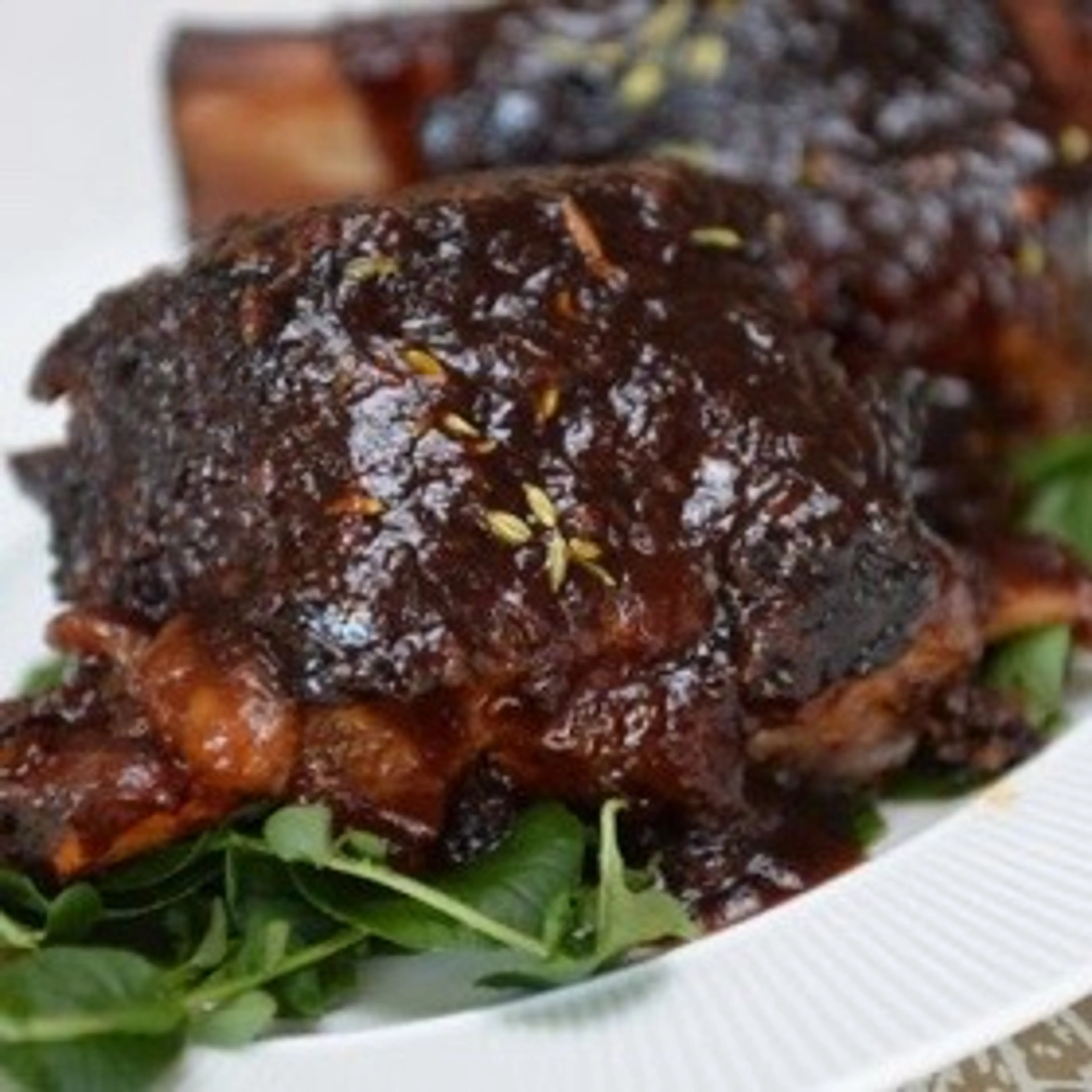Sticky beef short ribs