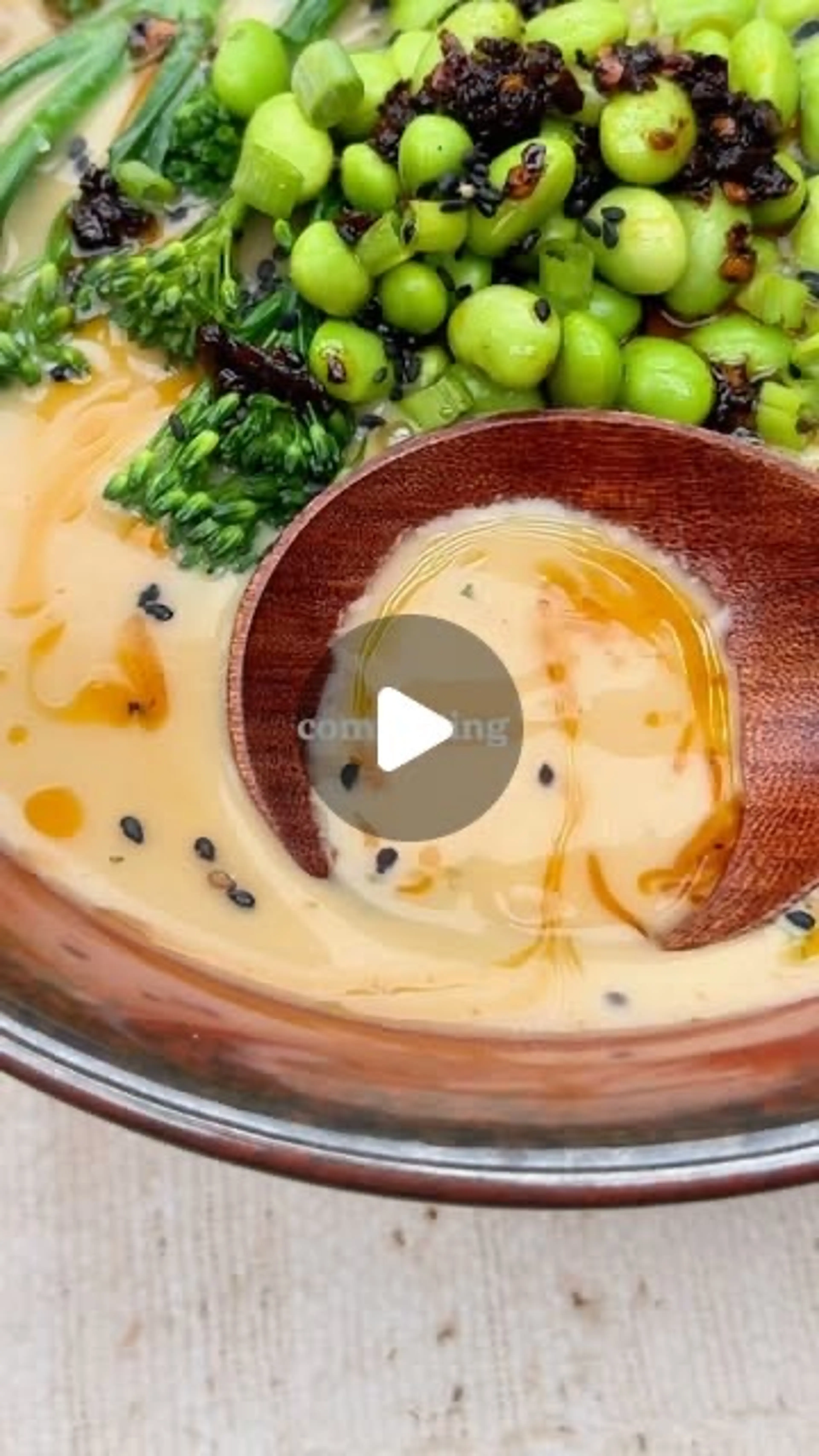Speedy Peanut Butter Edamame Ramen