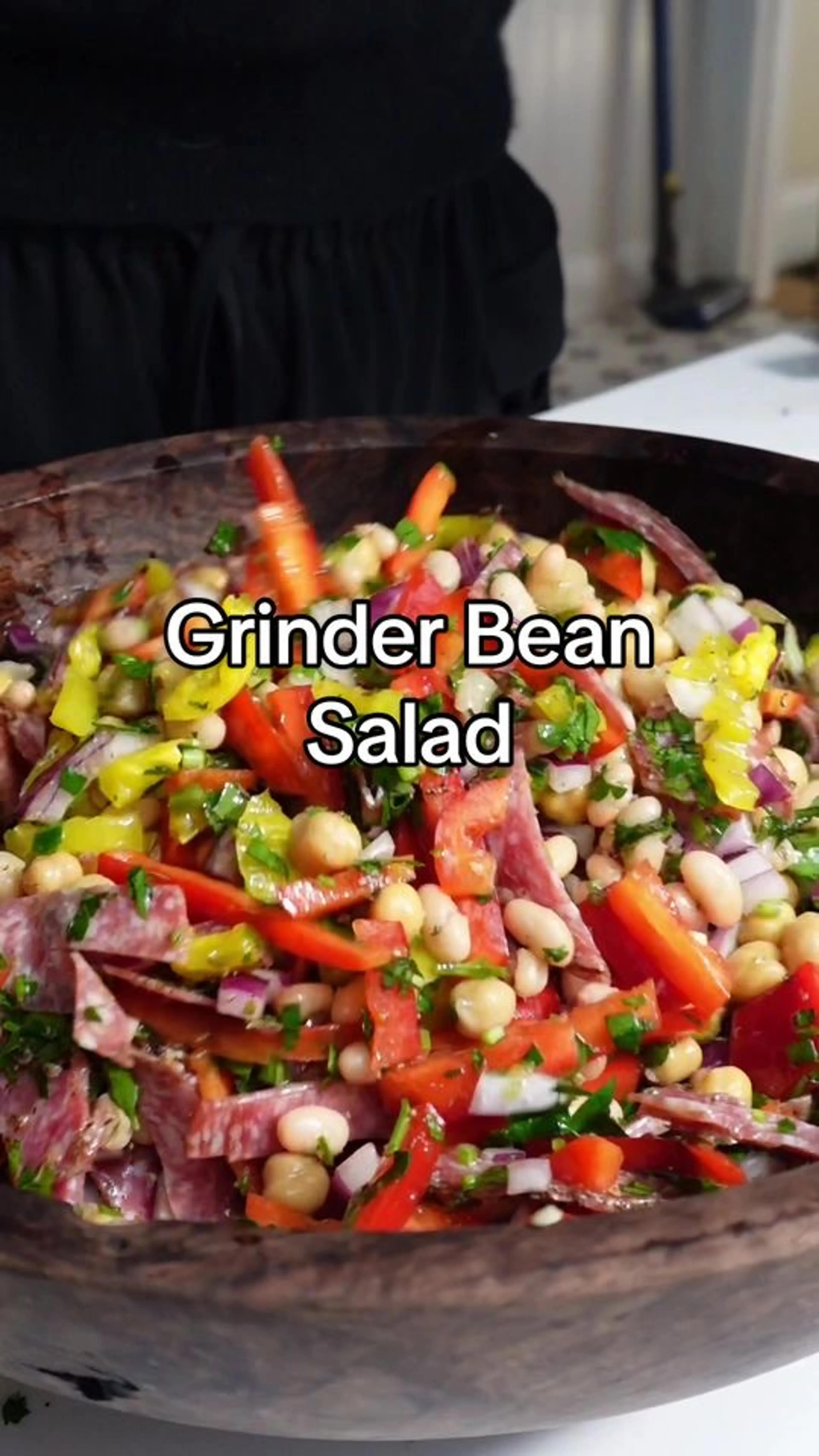 Grinder Bean Salad Recipe