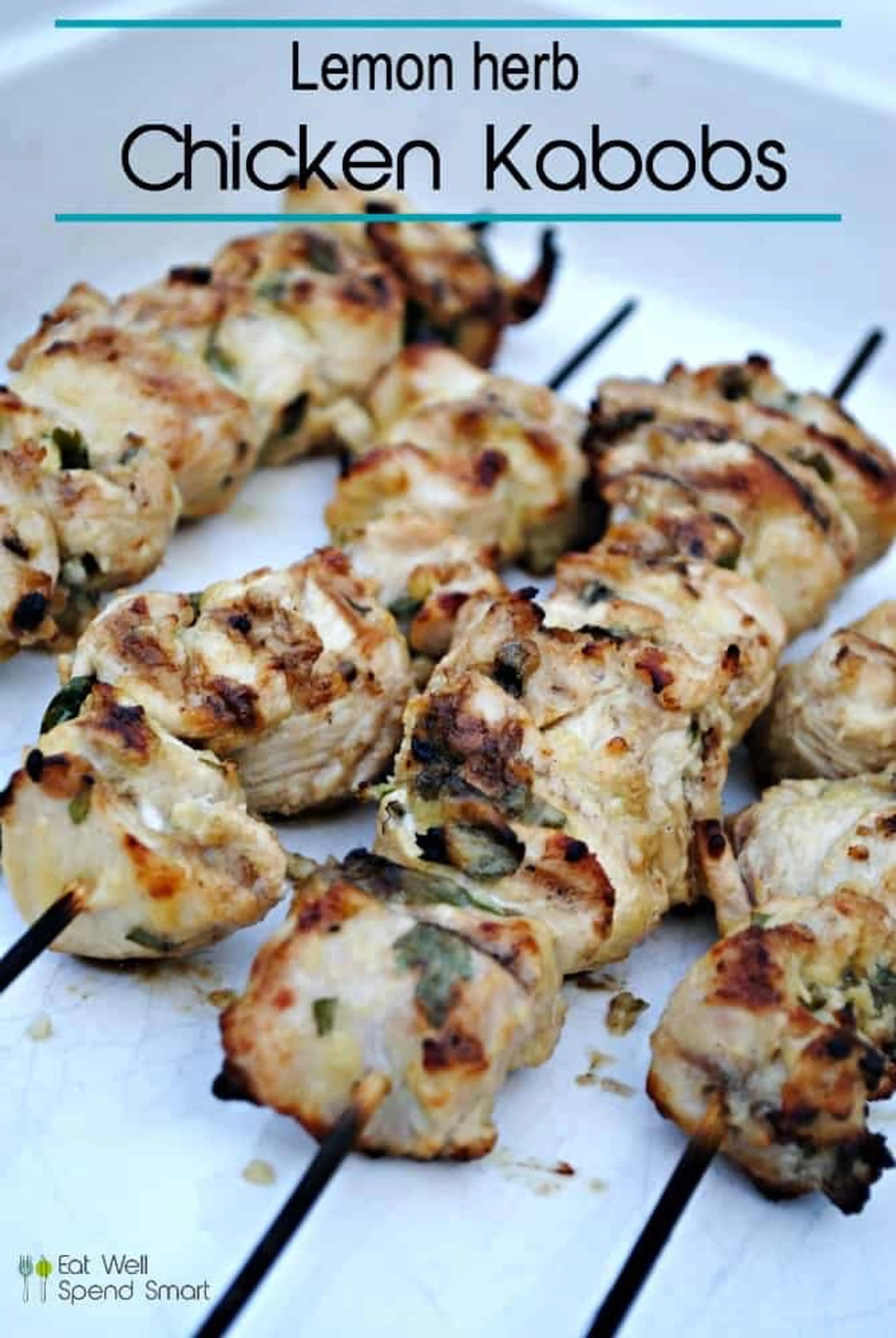 Lemon herb chicken kabobs